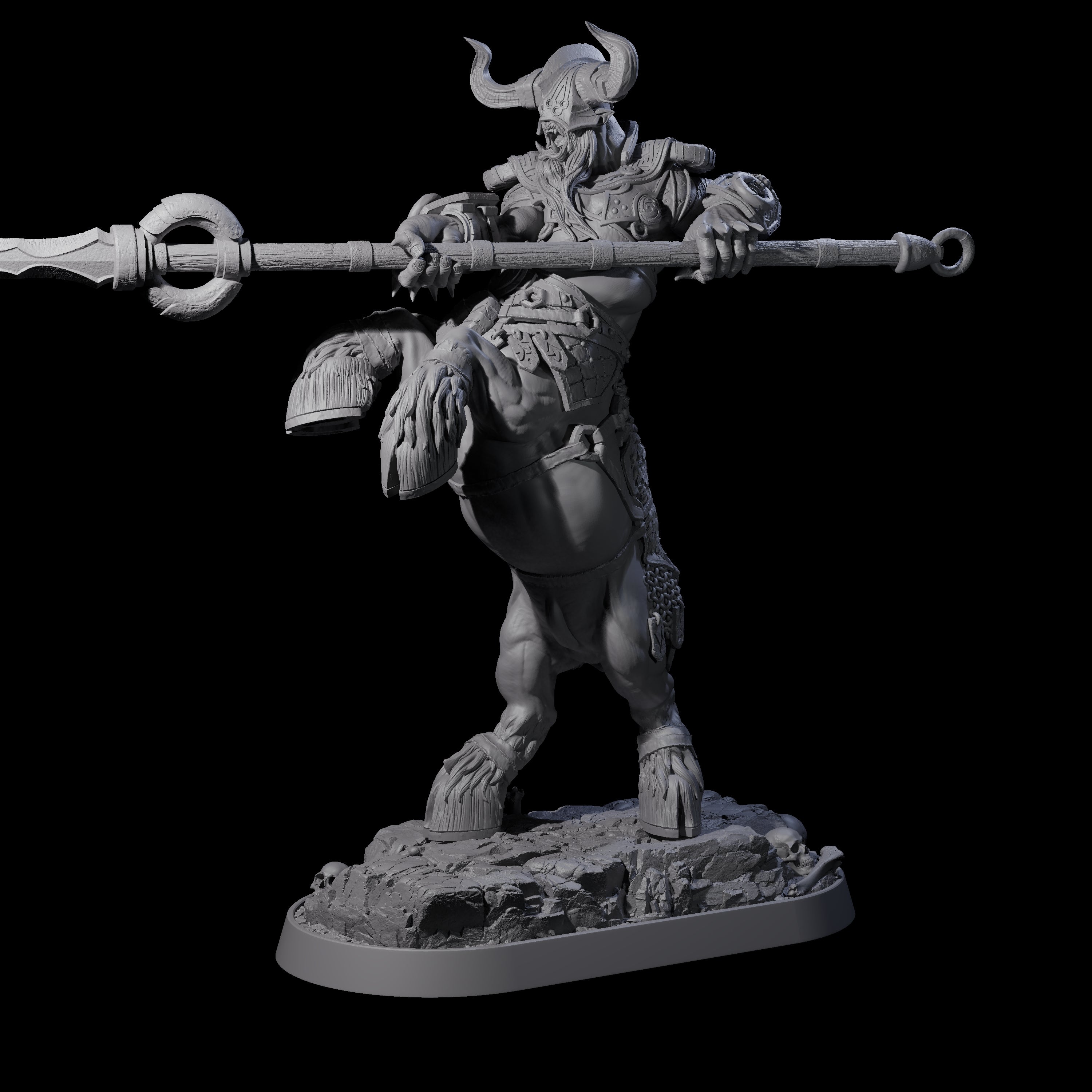 Muscular Raging Centaur I Miniature for Dungeons and Dragons, Pathfinder or other TTRPGs