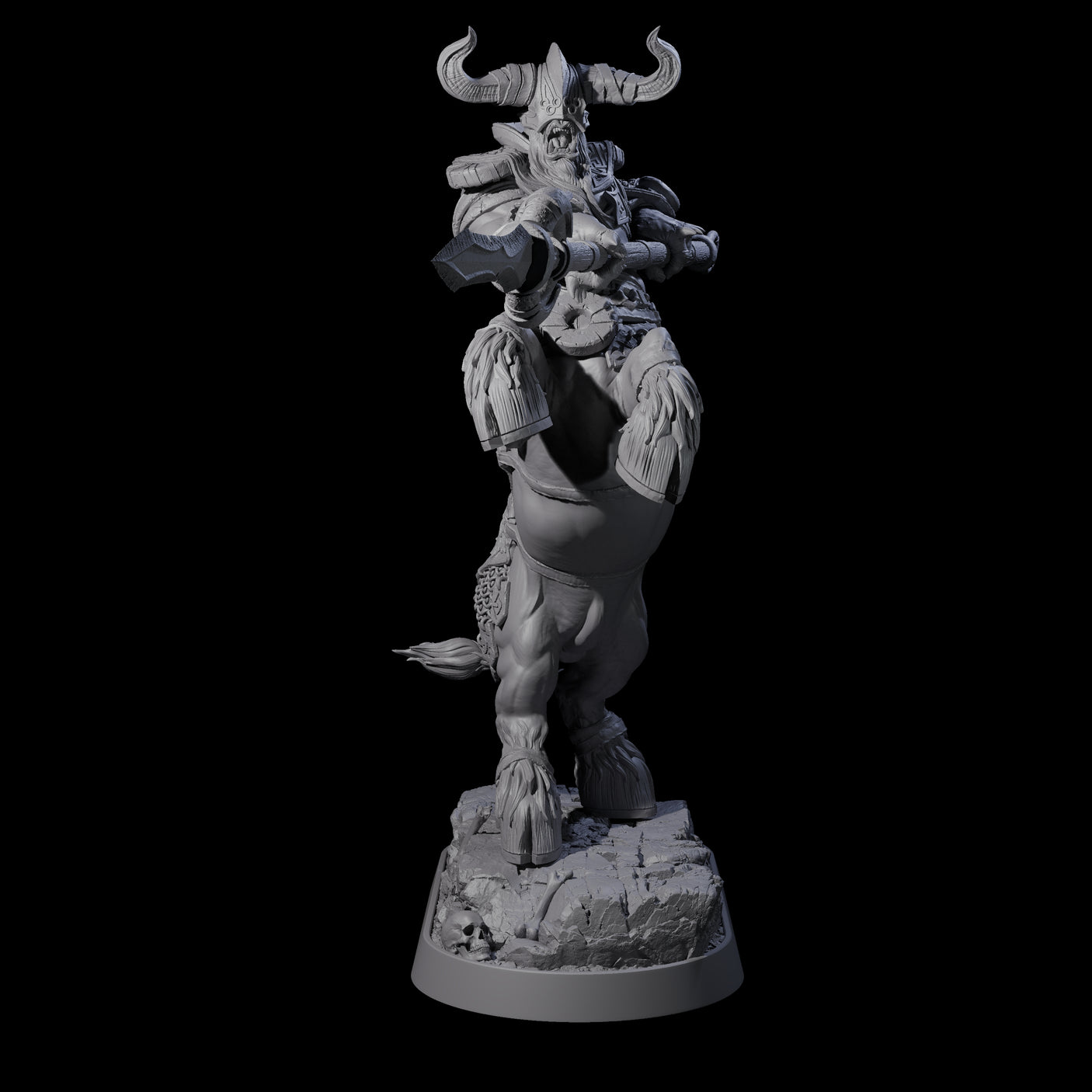 Muscular Raging Centaur I Miniature for Dungeons and Dragons, Pathfinder or other TTRPGs