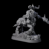 Muscular Raging Centaur J Miniature for Dungeons and Dragons, Pathfinder or other TTRPGs