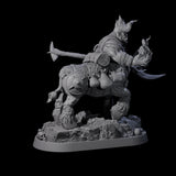 Muscular Raging Centaur J Miniature for Dungeons and Dragons, Pathfinder or other TTRPGs