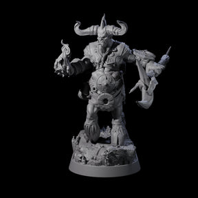 Muscular Raging Centaur J Miniature for Dungeons and Dragons, Pathfinder or other TTRPGs