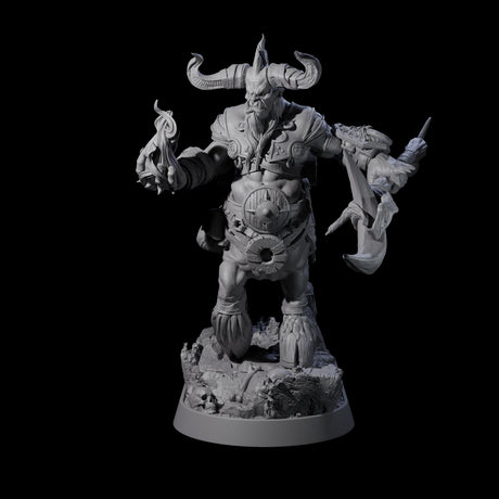 Muscular Raging Centaur J Miniature for Dungeons and Dragons, Pathfinder or other TTRPGs