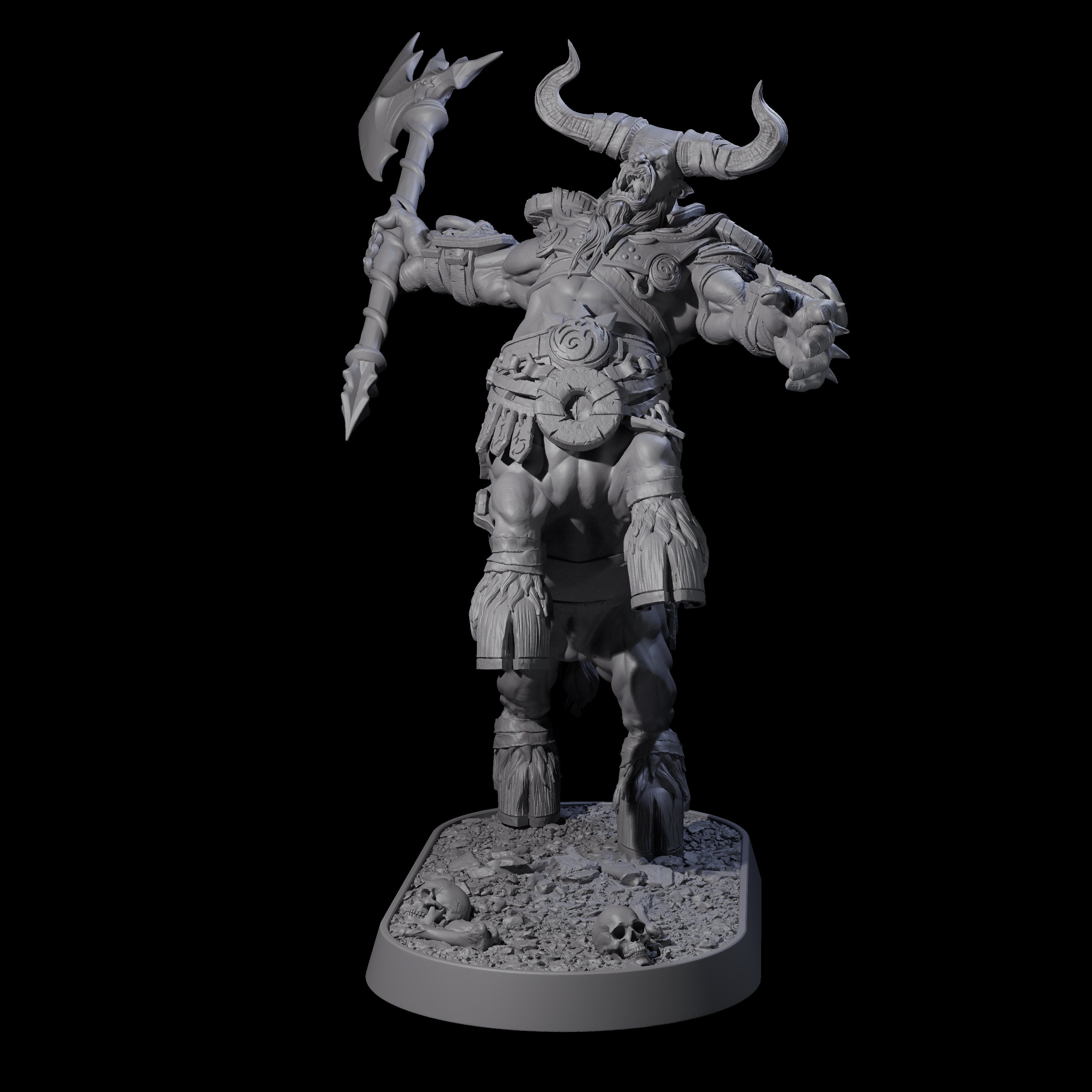 Muscular Raging Centaur K Miniature for Dungeons and Dragons, Pathfinder or other TTRPGs