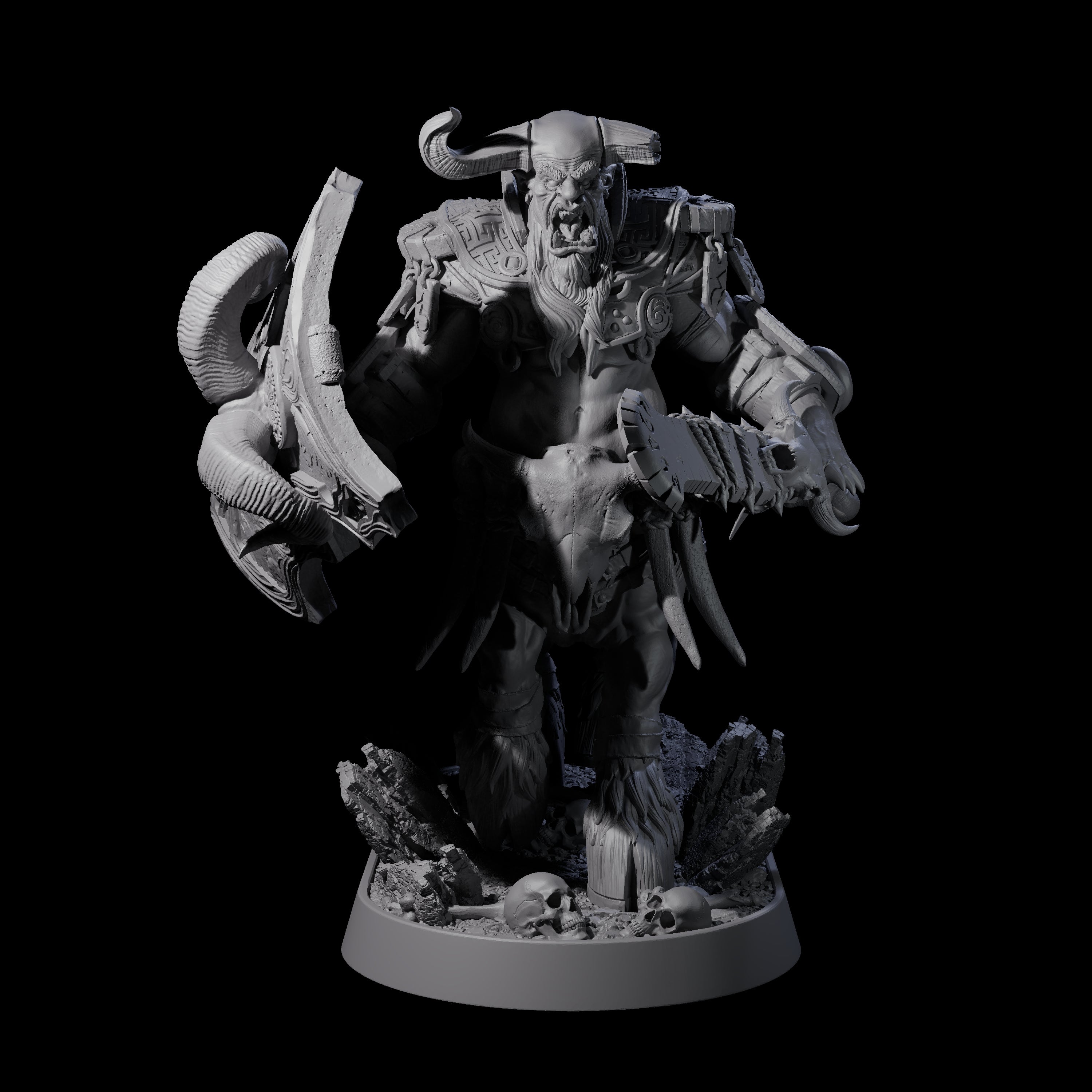 Muscular Raging Centaur L Miniature for Dungeons and Dragons, Pathfinder or other TTRPGs