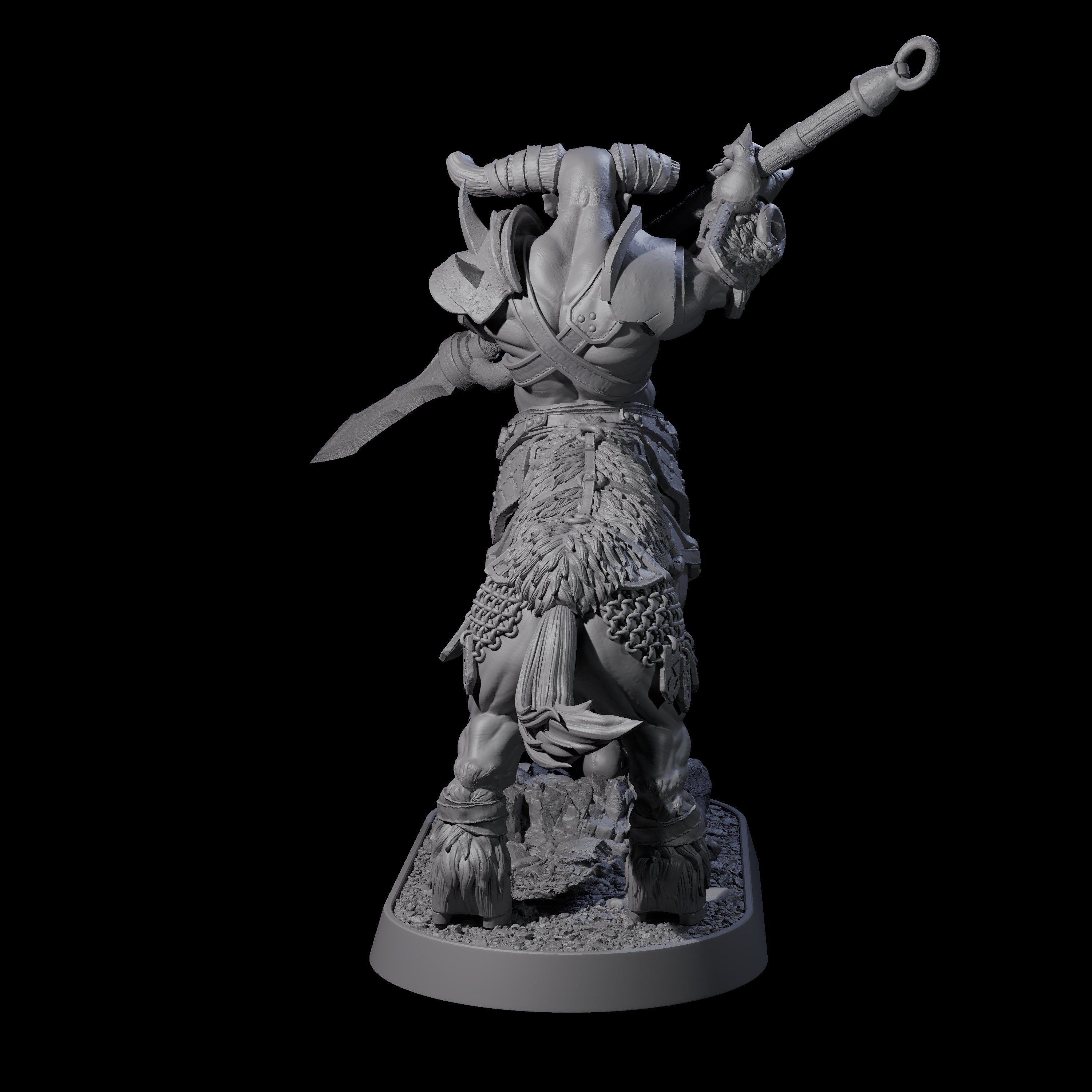 Muscular Raging Centaur M Miniature for Dungeons and Dragons, Pathfinder or other TTRPGs
