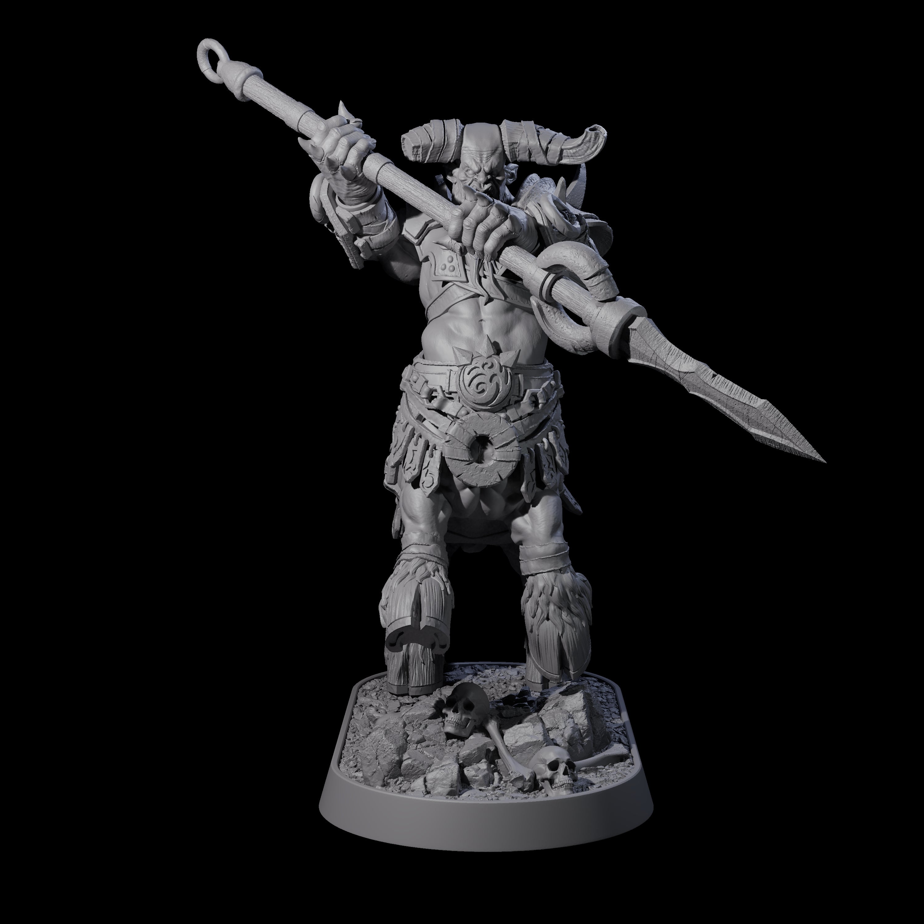 Muscular Raging Centaur M Miniature for Dungeons and Dragons, Pathfinder or other TTRPGs
