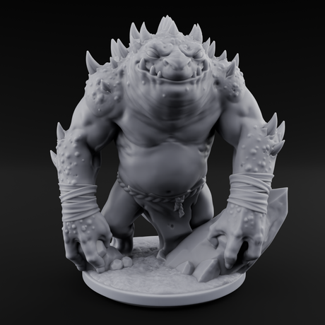 Muscular Slaad Aberration Miniature for Dungeons and Dragons, Pathfinder or other TTRPGs