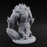 Muscular Slaad Aberration Miniature for Dungeons and Dragons, Pathfinder or other TTRPGs