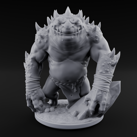 Muscular Slaad Aberration Miniature for Dungeons and Dragons, Pathfinder or other TTRPGs