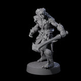 Muscular Yuan-ti Warrior C Miniature for Dungeons and Dragons, Pathfinder or other TTRPGs