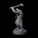 Muscular Yuan-ti Warrior D Miniature for Dungeons and Dragons, Pathfinder or other TTRPGs