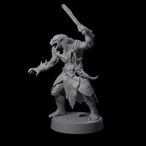 Muscular Yuan-ti Warrior E Miniature for Dungeons and Dragons, Pathfinder or other TTRPGs
