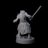 Muscular Yuan-ti Warrior F Miniature for Dungeons and Dragons, Pathfinder or other TTRPGs