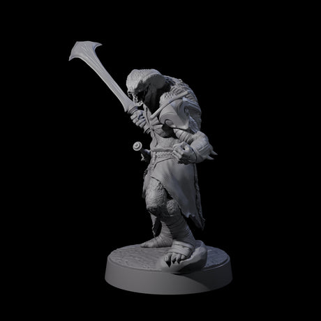 Muscular Yuan-ti Warrior F Miniature for Dungeons and Dragons, Pathfinder or other TTRPGs