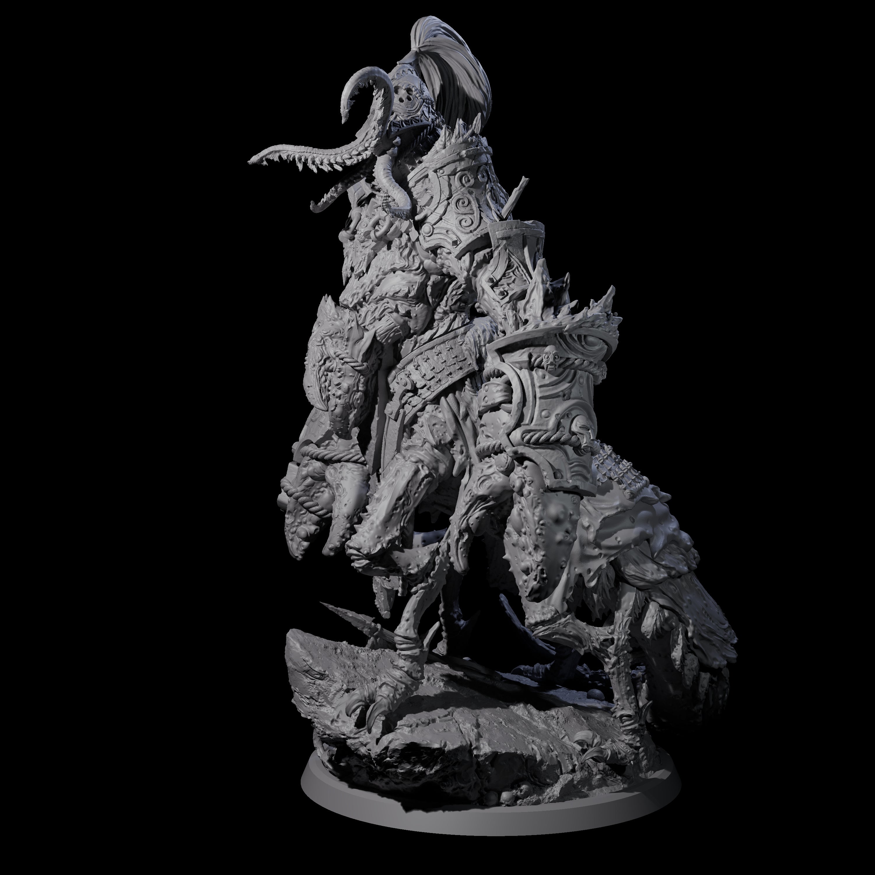 Mutated Armoured Chuul A Miniature for Dungeons and Dragons, Pathfinder or other TTRPGs