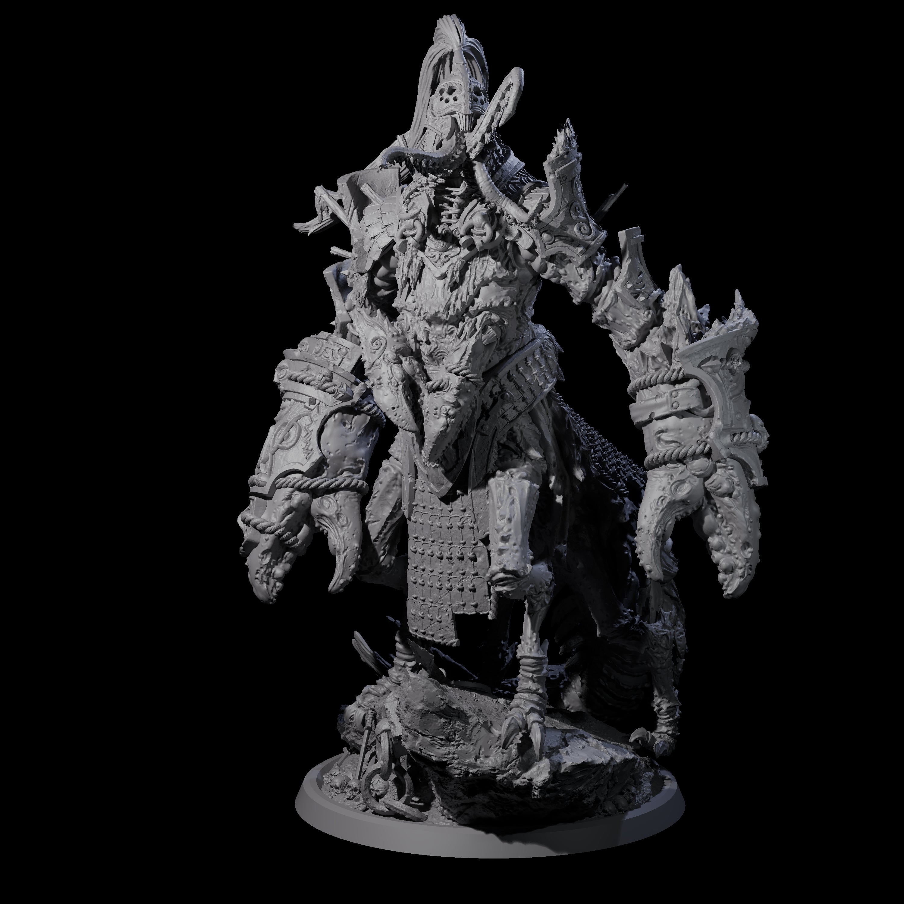 Mutated Armoured Chuul A Miniature for Dungeons and Dragons, Pathfinder or other TTRPGs