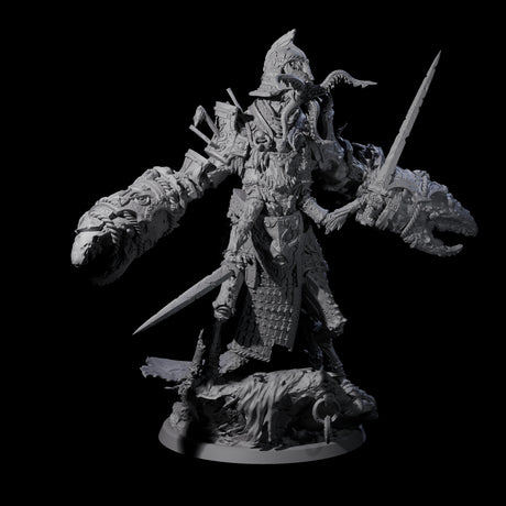 Mutated Armoured Chuul B Miniature for Dungeons and Dragons, Pathfinder or other TTRPGs