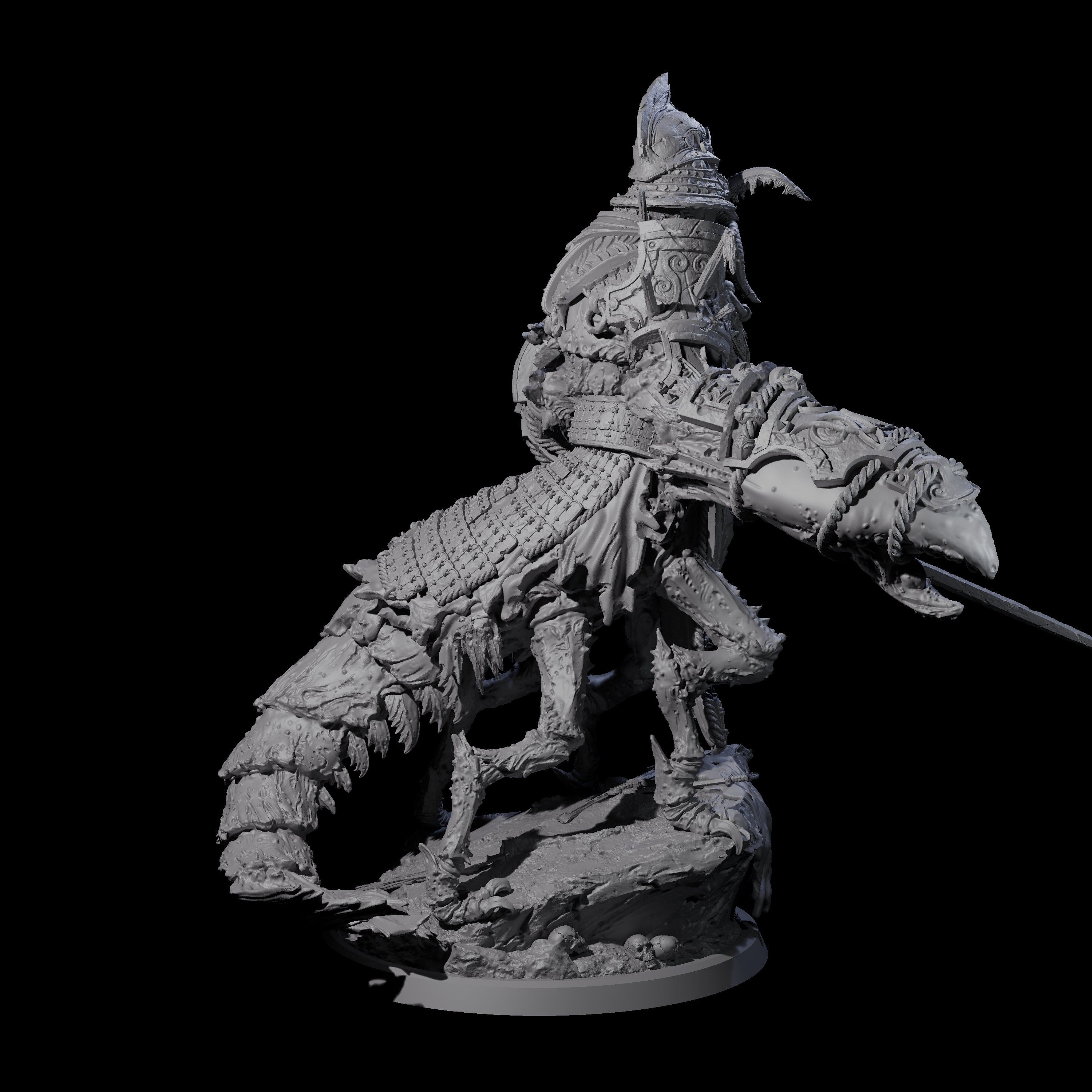Mutated Armoured Chuul B Miniature for Dungeons and Dragons, Pathfinder or other TTRPGs