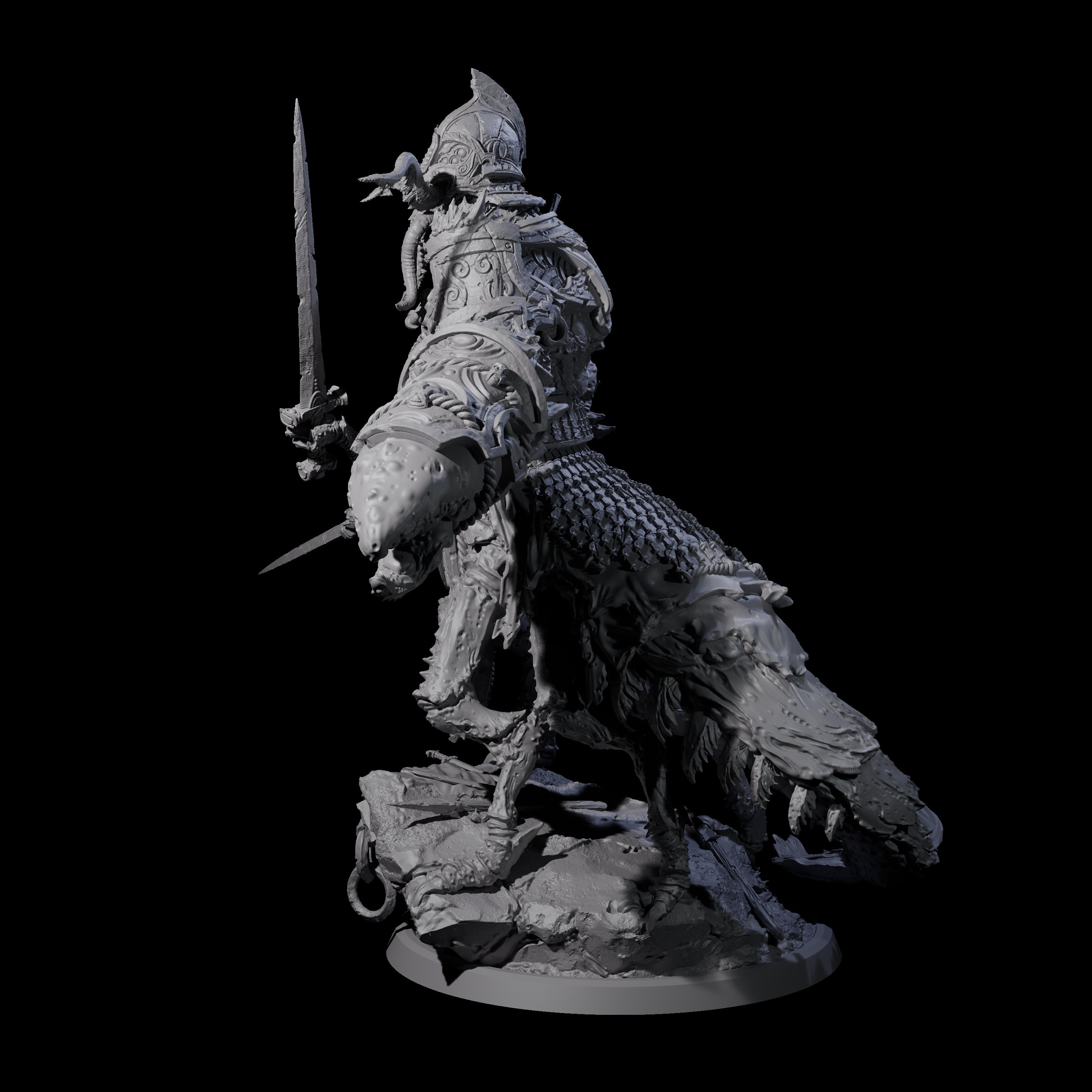 Mutated Armoured Chuul B Miniature for Dungeons and Dragons, Pathfinder or other TTRPGs
