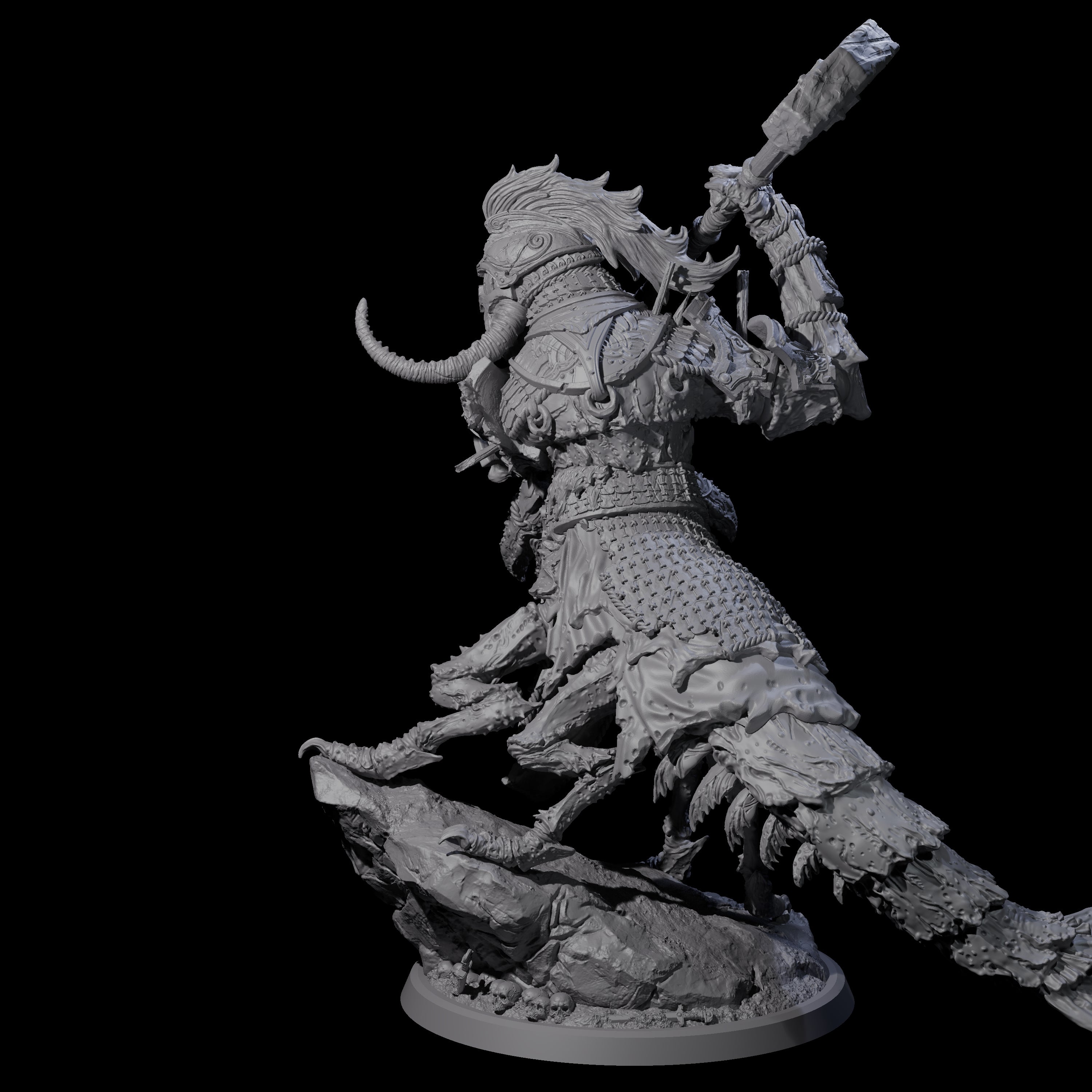 Mutated Armoured Chuul C Miniature for Dungeons and Dragons, Pathfinder or other TTRPGs