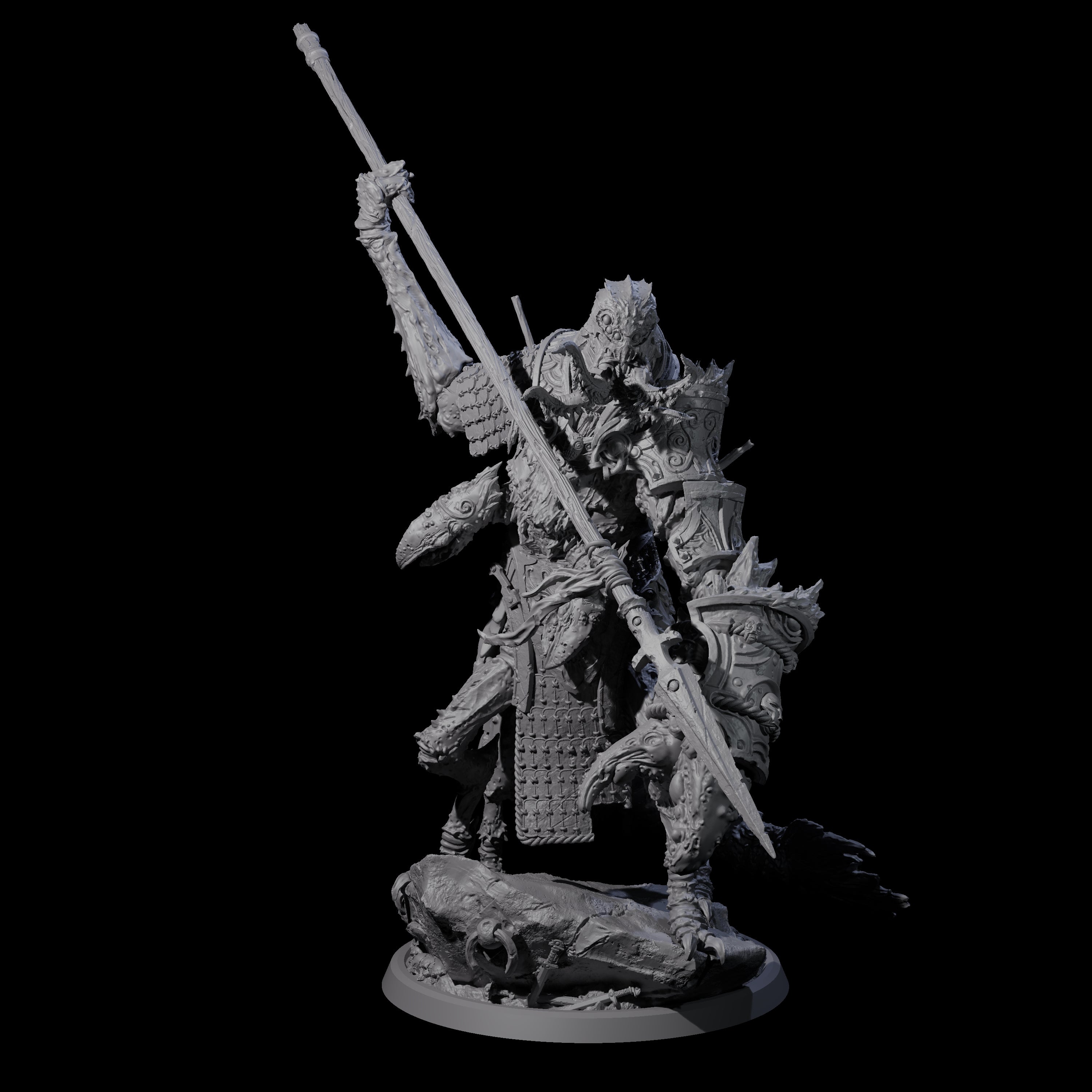 Mutated Armoured Chuul D Miniature for Dungeons and Dragons, Pathfinder or other TTRPGs