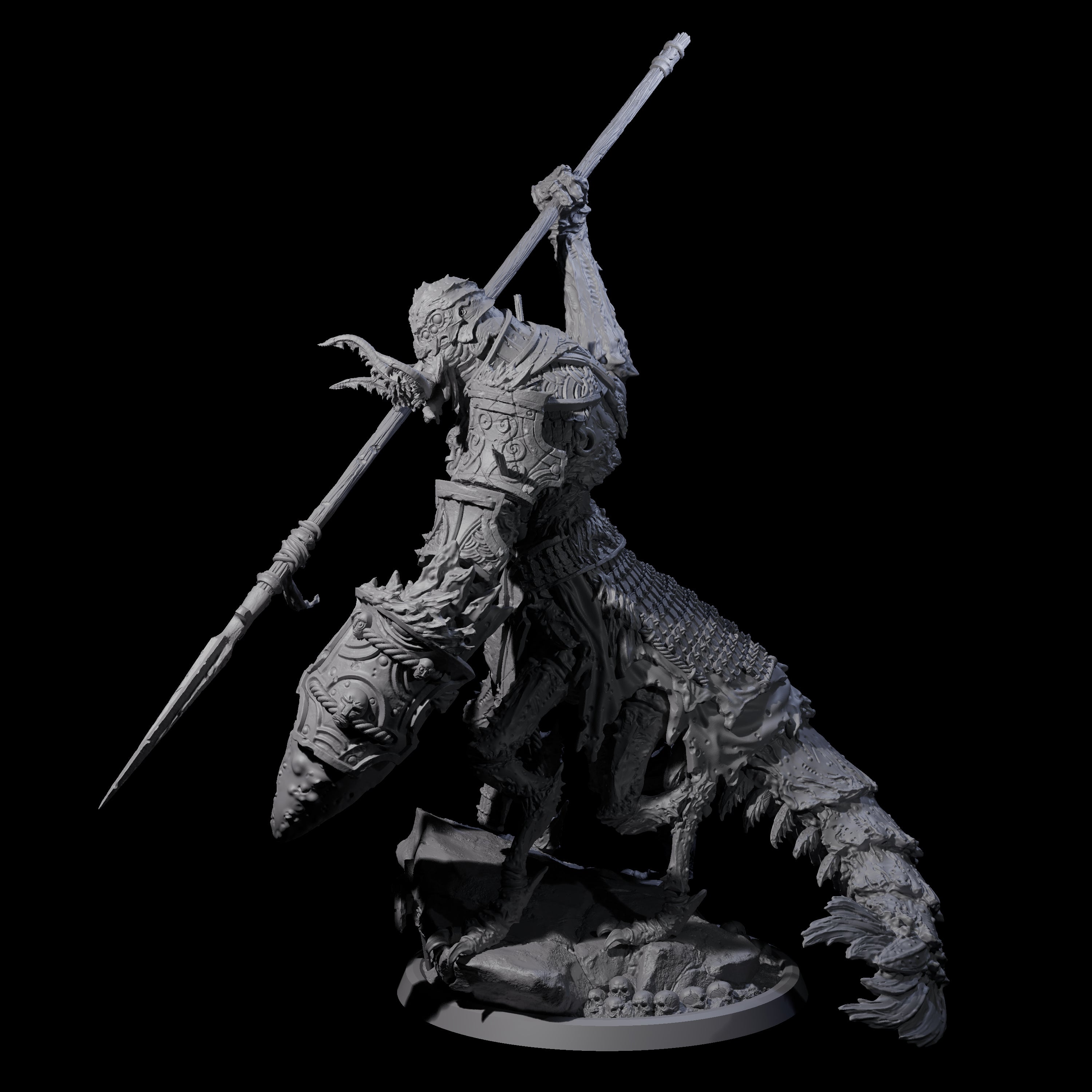 Mutated Armoured Chuul D Miniature for Dungeons and Dragons, Pathfinder or other TTRPGs
