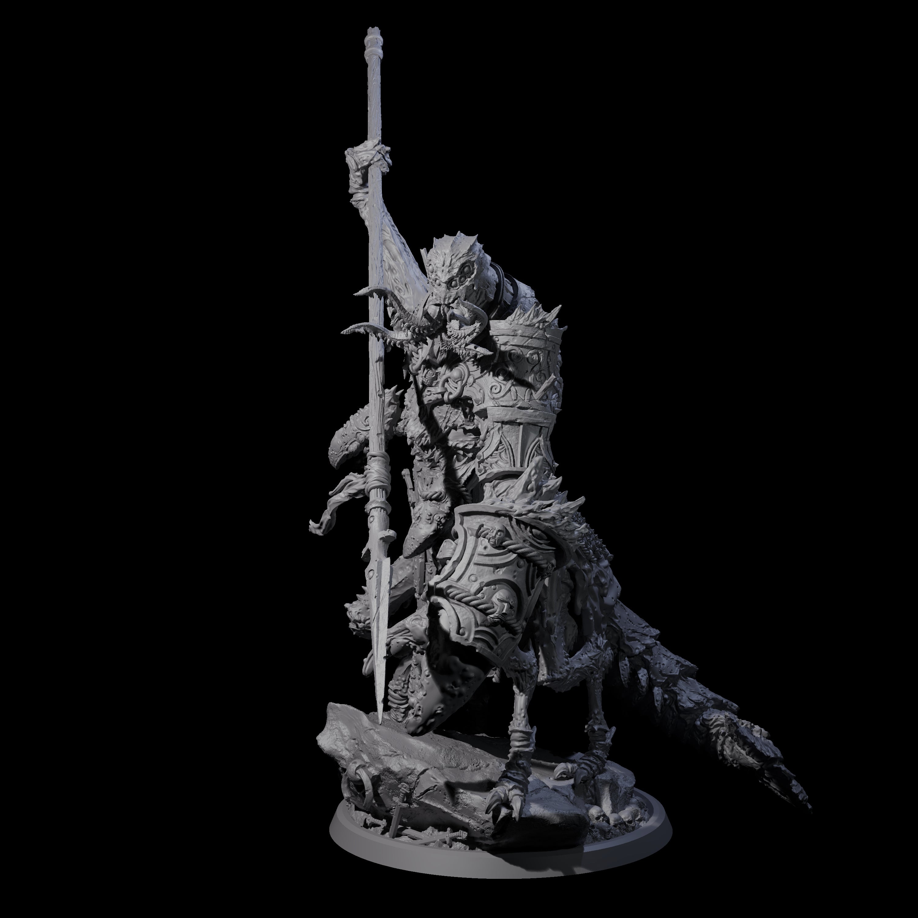 Mutated Armoured Chuul D Miniature for Dungeons and Dragons, Pathfinder or other TTRPGs