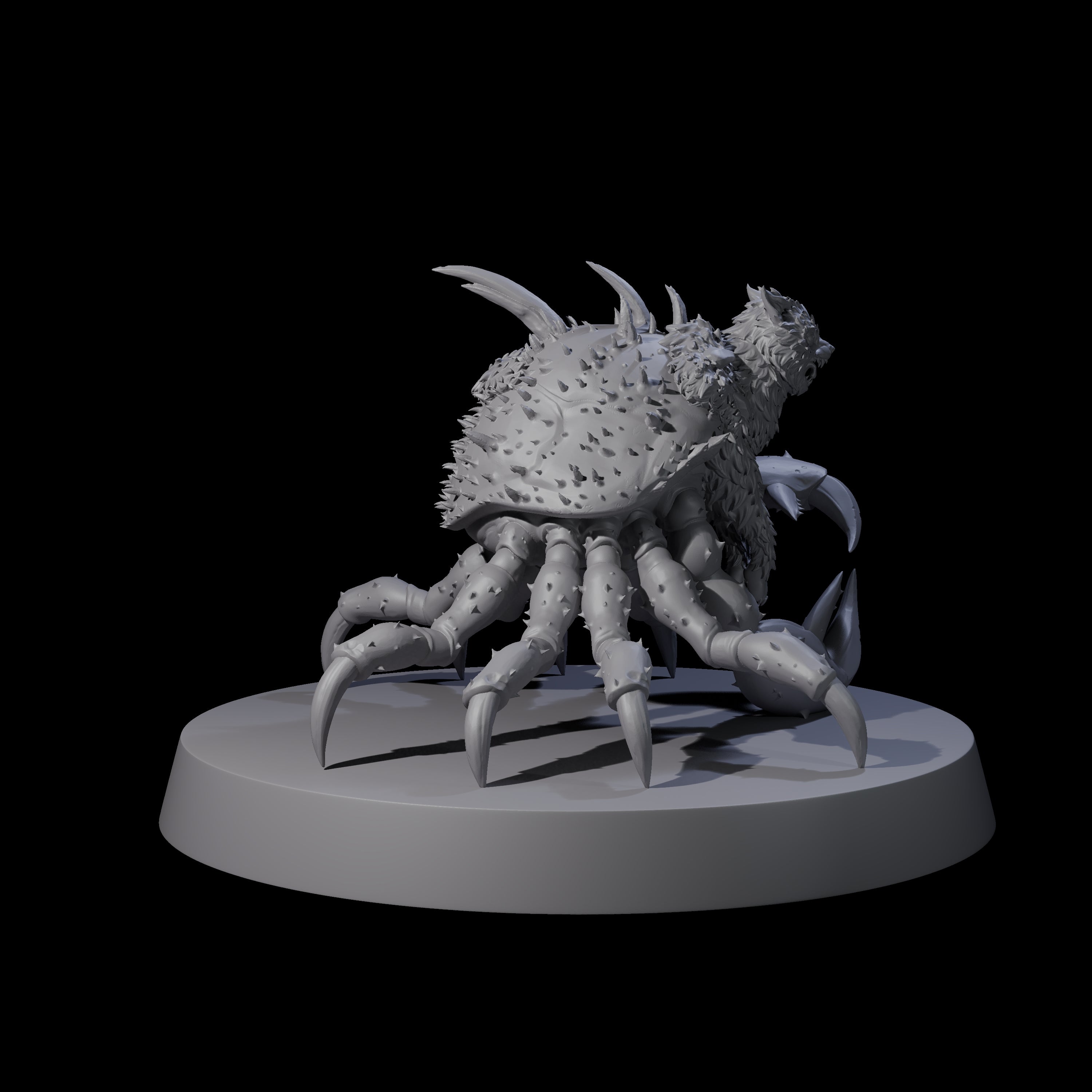 Mutated Crab Cat Miniature for Dungeons and Dragons, Pathfinder or other TTRPGs