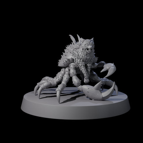 Mutated Crab Cat Miniature for Dungeons and Dragons, Pathfinder or other TTRPGs
