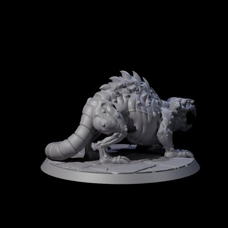 Mutated Dire Rat Miniature for Dungeons and Dragons, Pathfinder or other TTRPGs