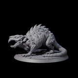 Mutated Dire Rat Miniature for Dungeons and Dragons, Pathfinder or other TTRPGs