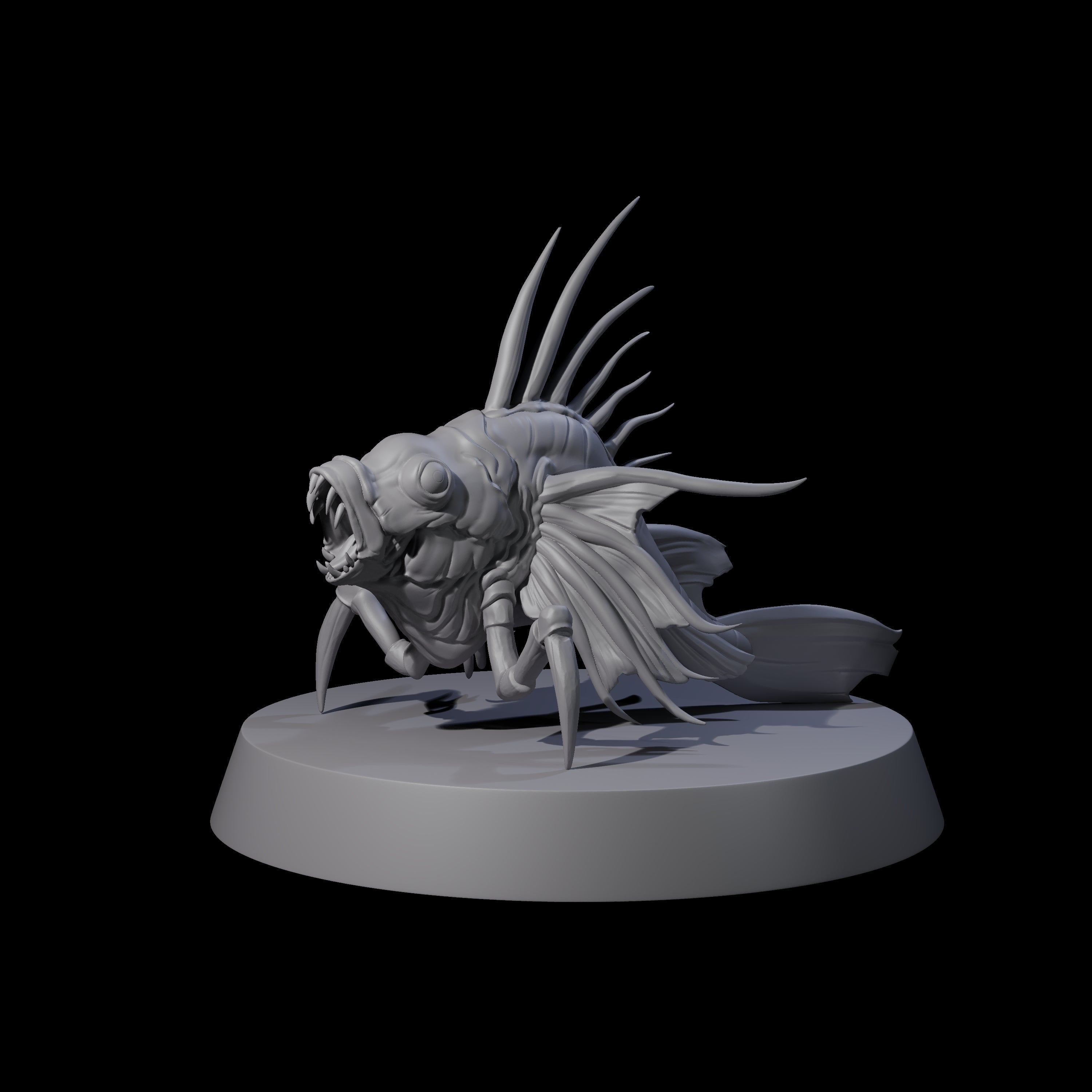 Mutated Fish Miniature for Dungeons and Dragons, Pathfinder or other TTRPGs