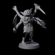 Mutated Goblin Champion Koruvus Miniature for Dungeons and Dragons, Pathfinder or other TTRPGs