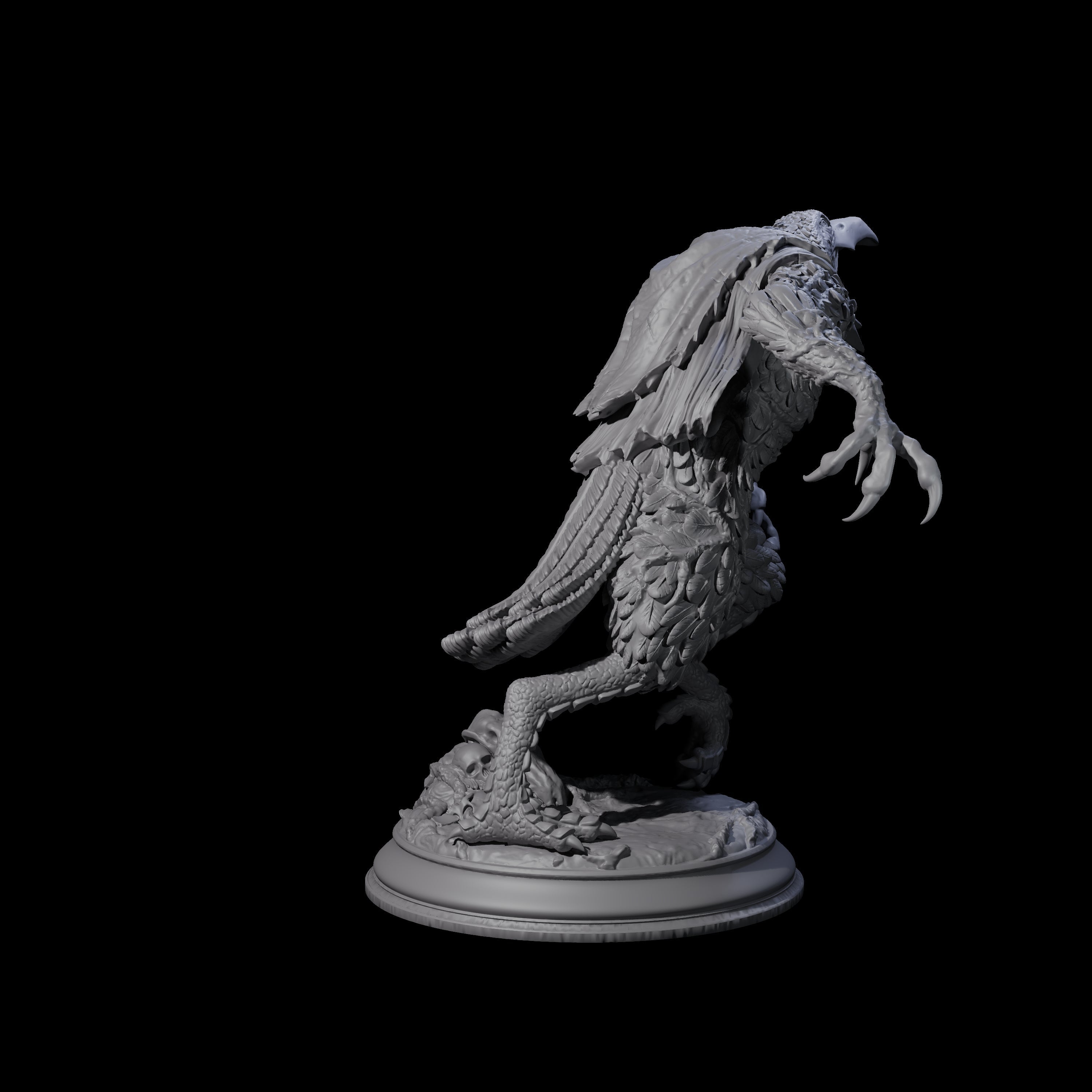 Mutated Kenku A Miniature for Dungeons and Dragons, Pathfinder or other TTRPGs