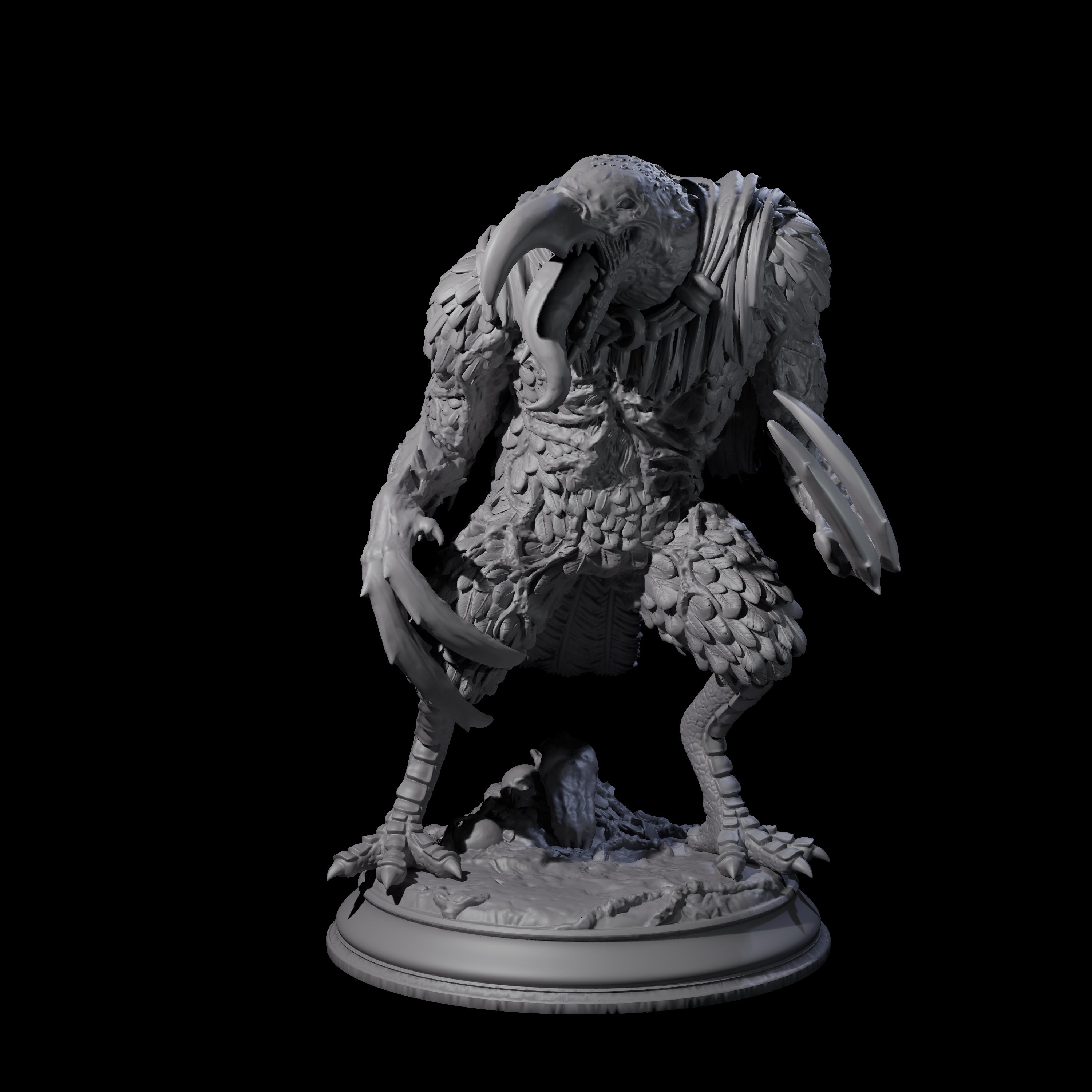 Mutated Kenku B Miniature for Dungeons and Dragons, Pathfinder or other TTRPGs