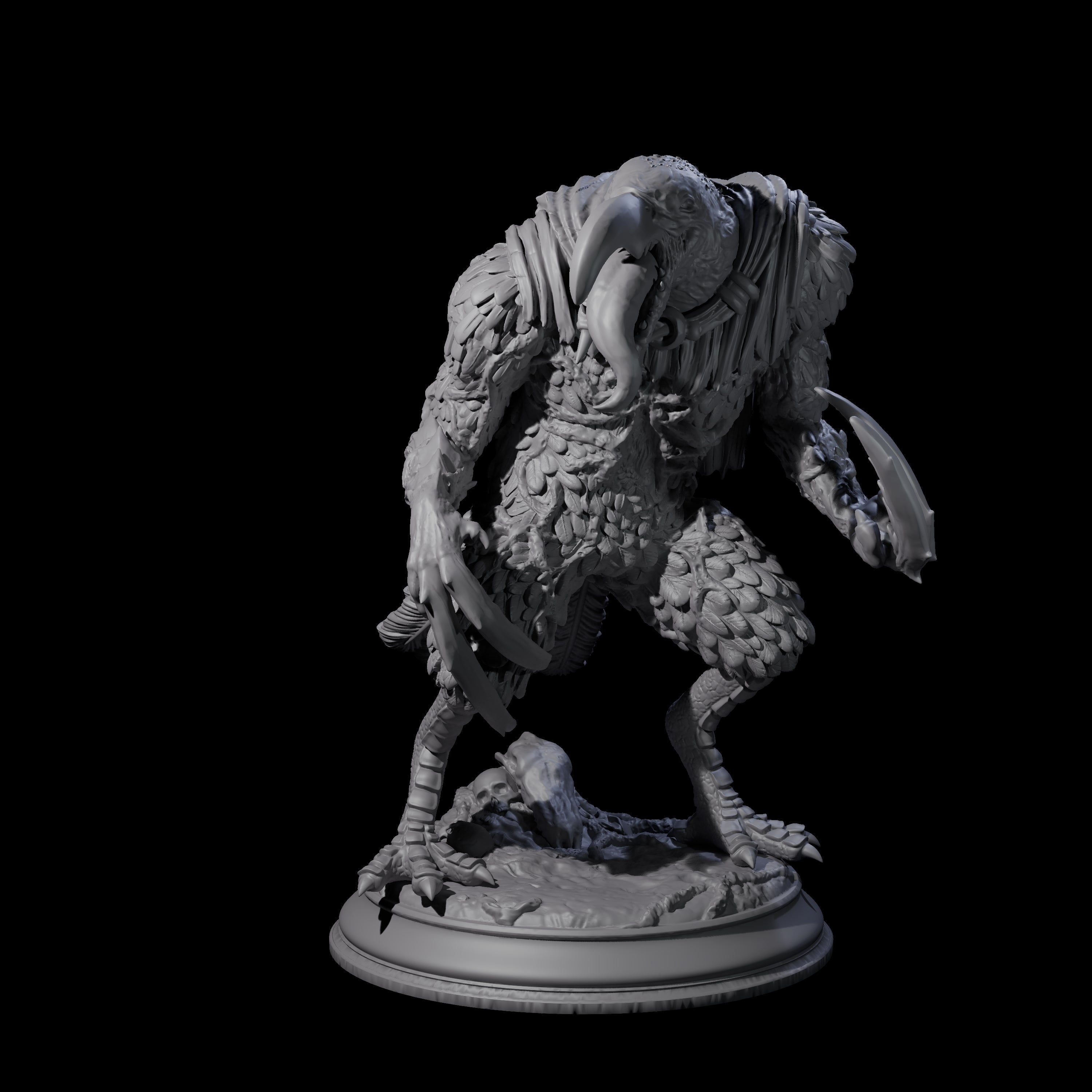 Mutated Kenku B Miniature for Dungeons and Dragons, Pathfinder or other TTRPGs