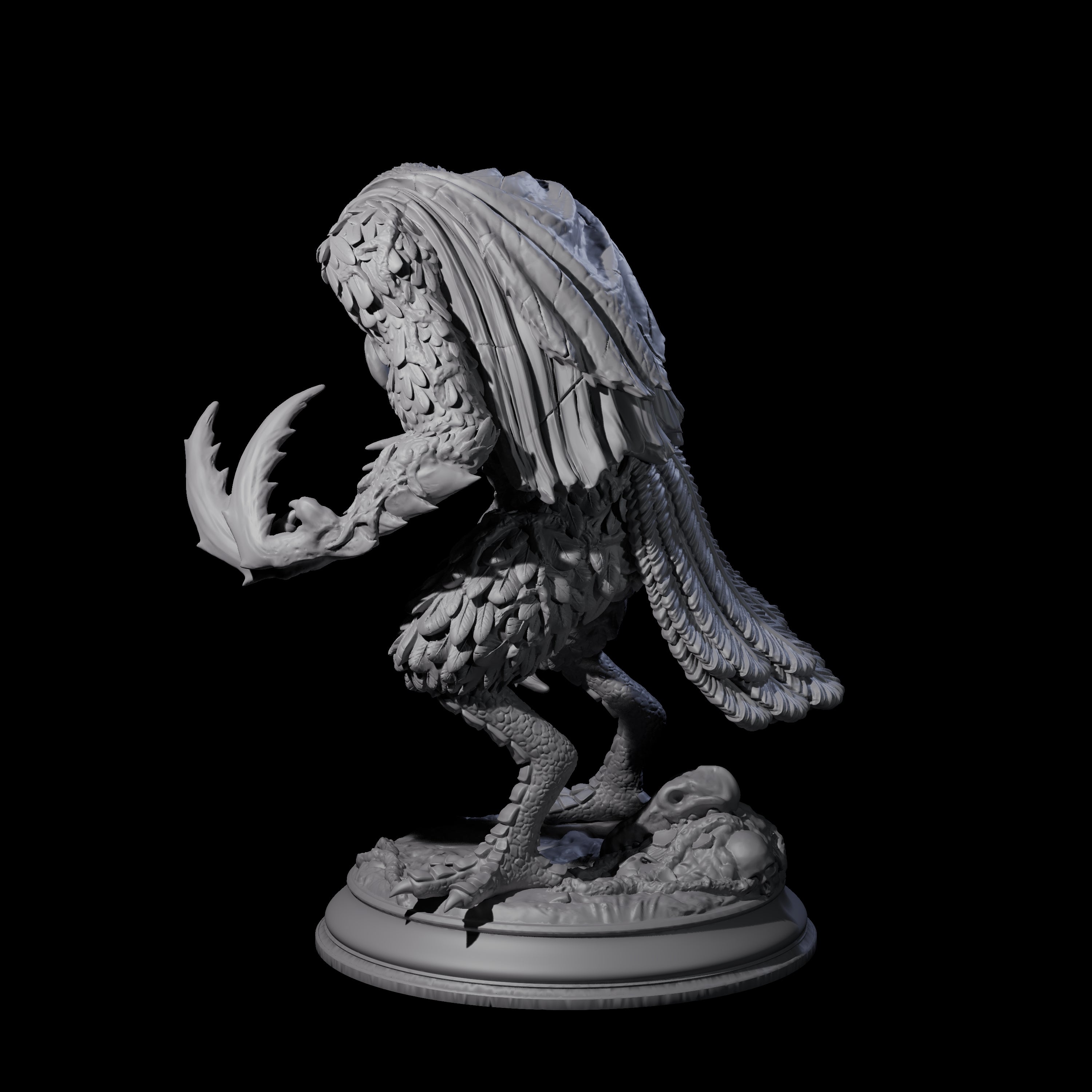 Mutated Kenku B Miniature for Dungeons and Dragons, Pathfinder or other TTRPGs