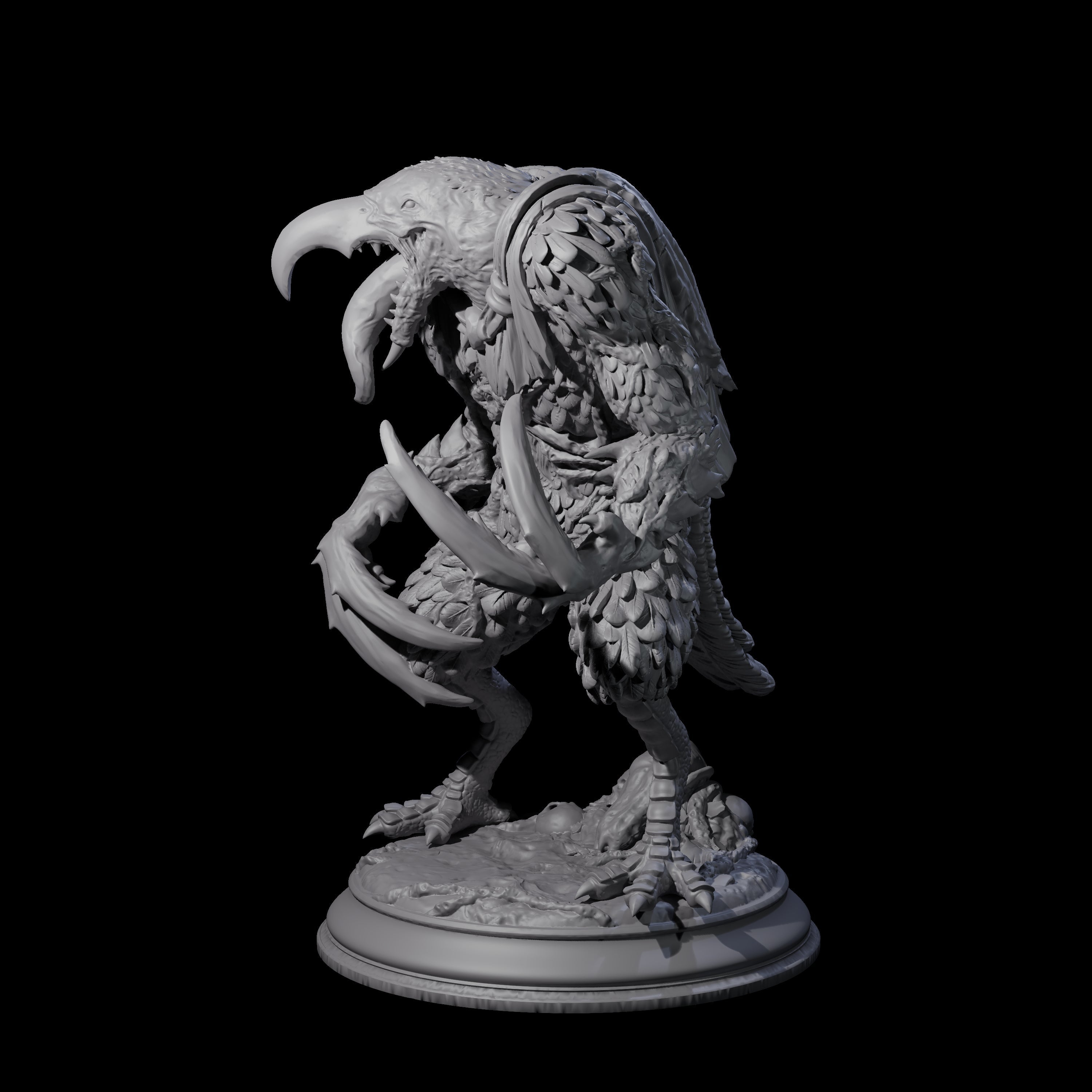 Mutated Kenku B Miniature for Dungeons and Dragons, Pathfinder or other TTRPGs