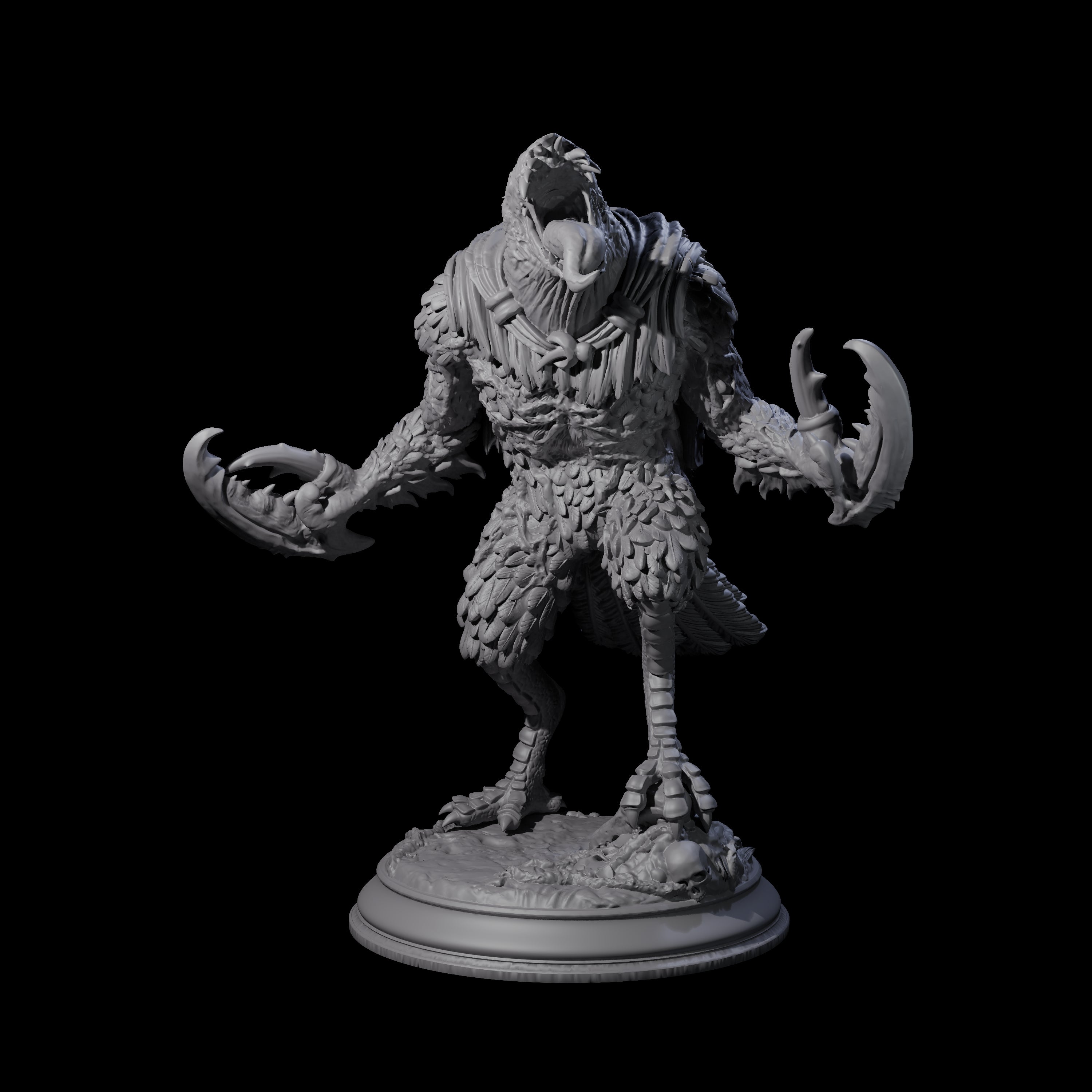 Mutated Kenku C Miniature for Dungeons and Dragons, Pathfinder or other TTRPGs