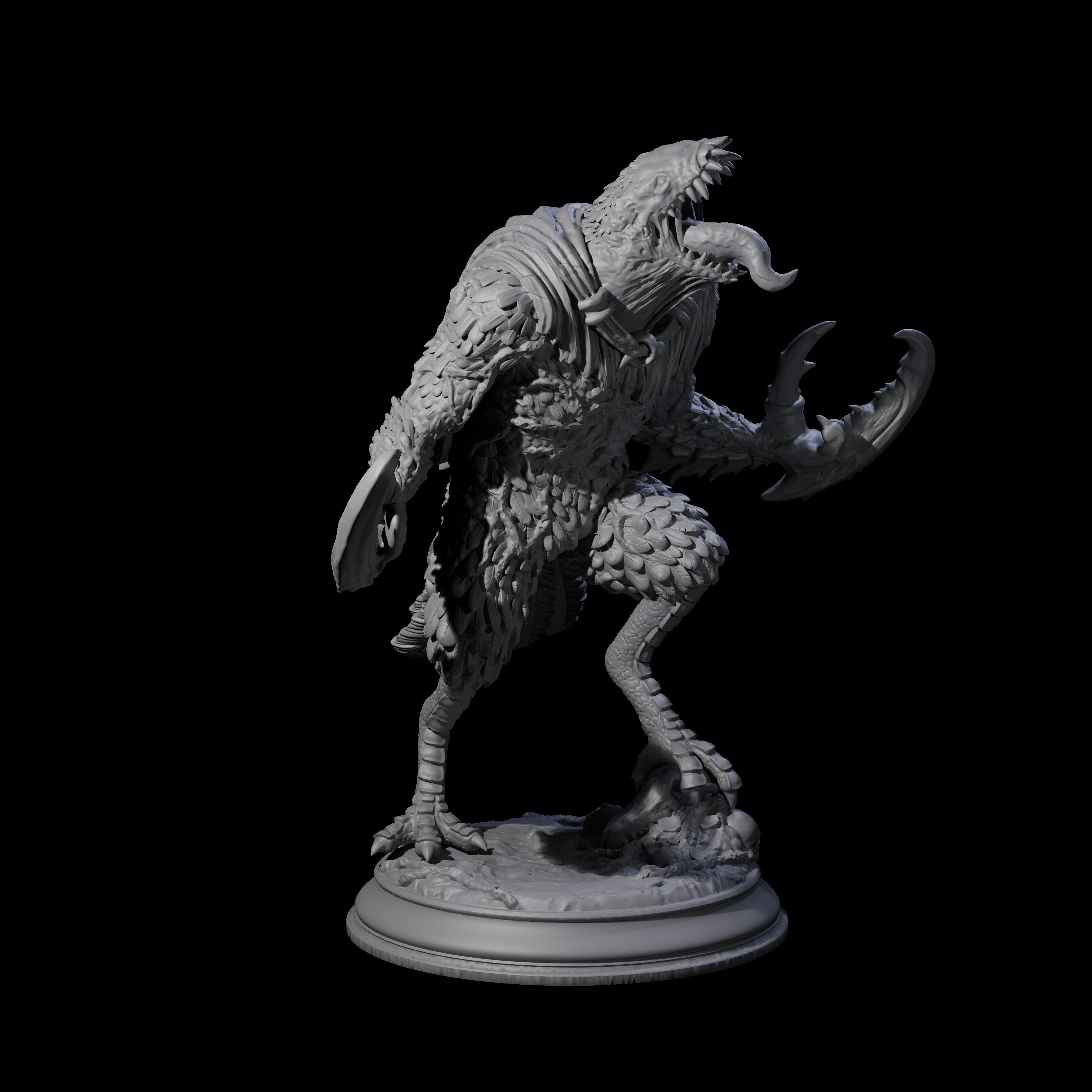 Mutated Kenku C Miniature for Dungeons and Dragons, Pathfinder or other TTRPGs