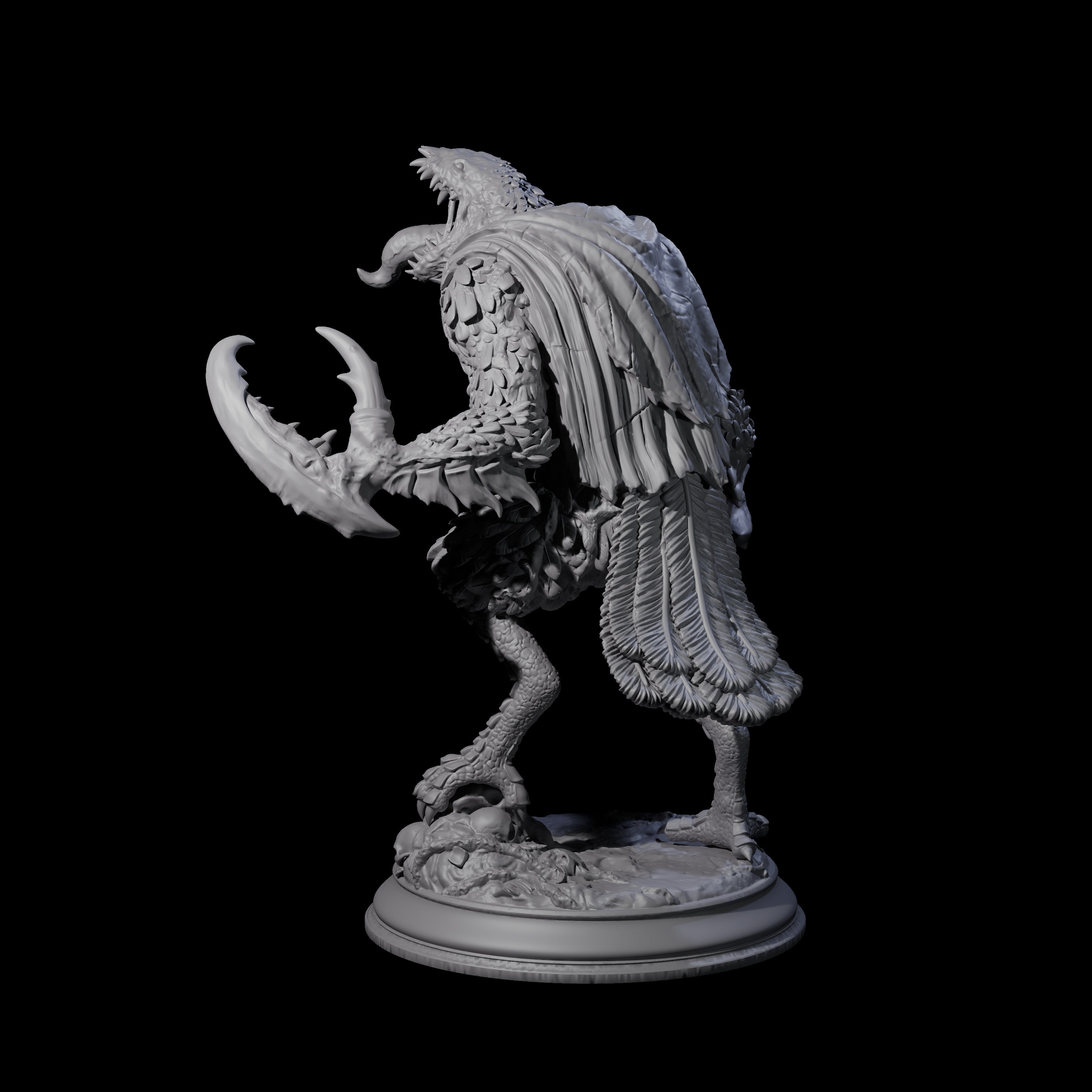 Mutated Kenku C Miniature for Dungeons and Dragons, Pathfinder or other TTRPGs