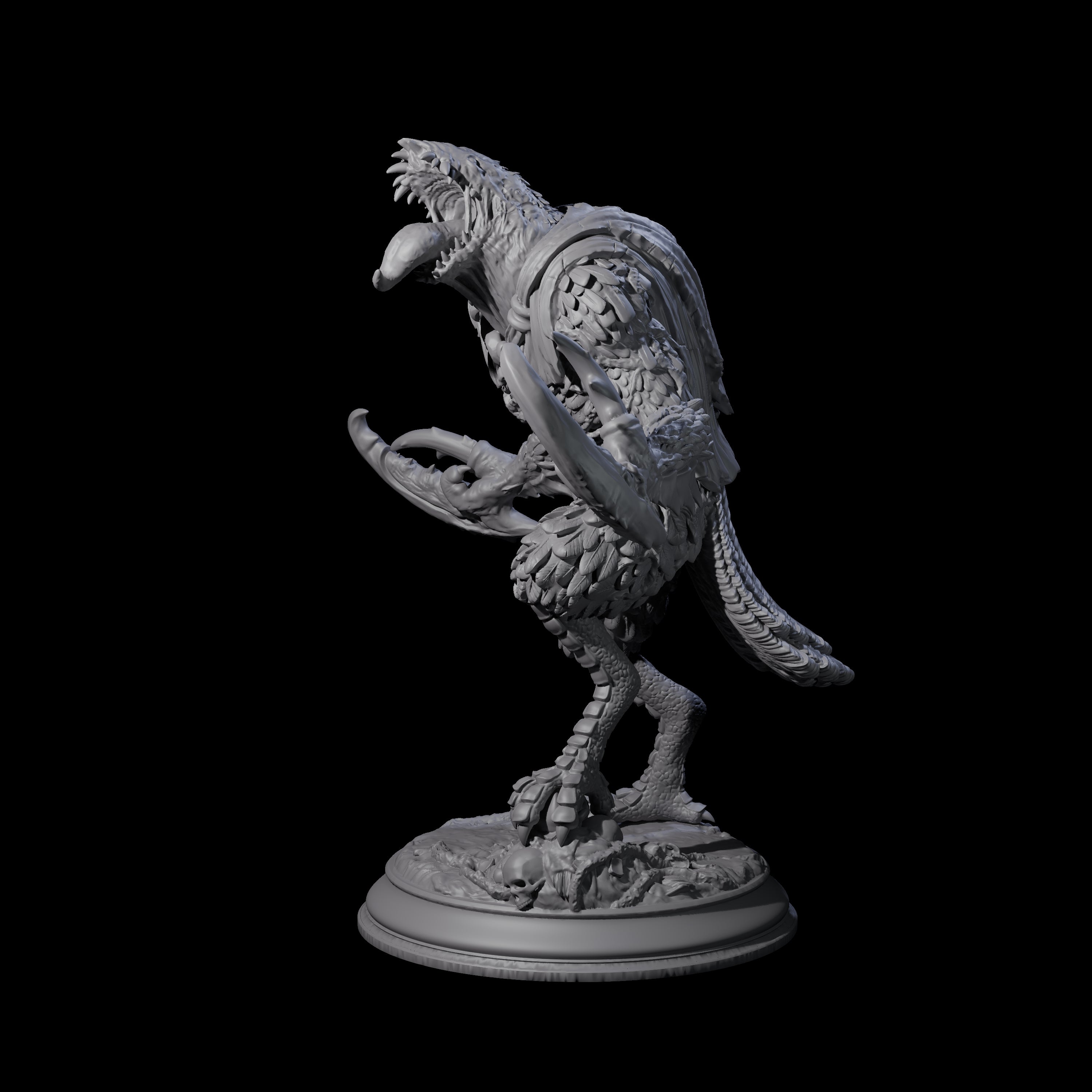 Mutated Kenku C Miniature for Dungeons and Dragons, Pathfinder or other TTRPGs