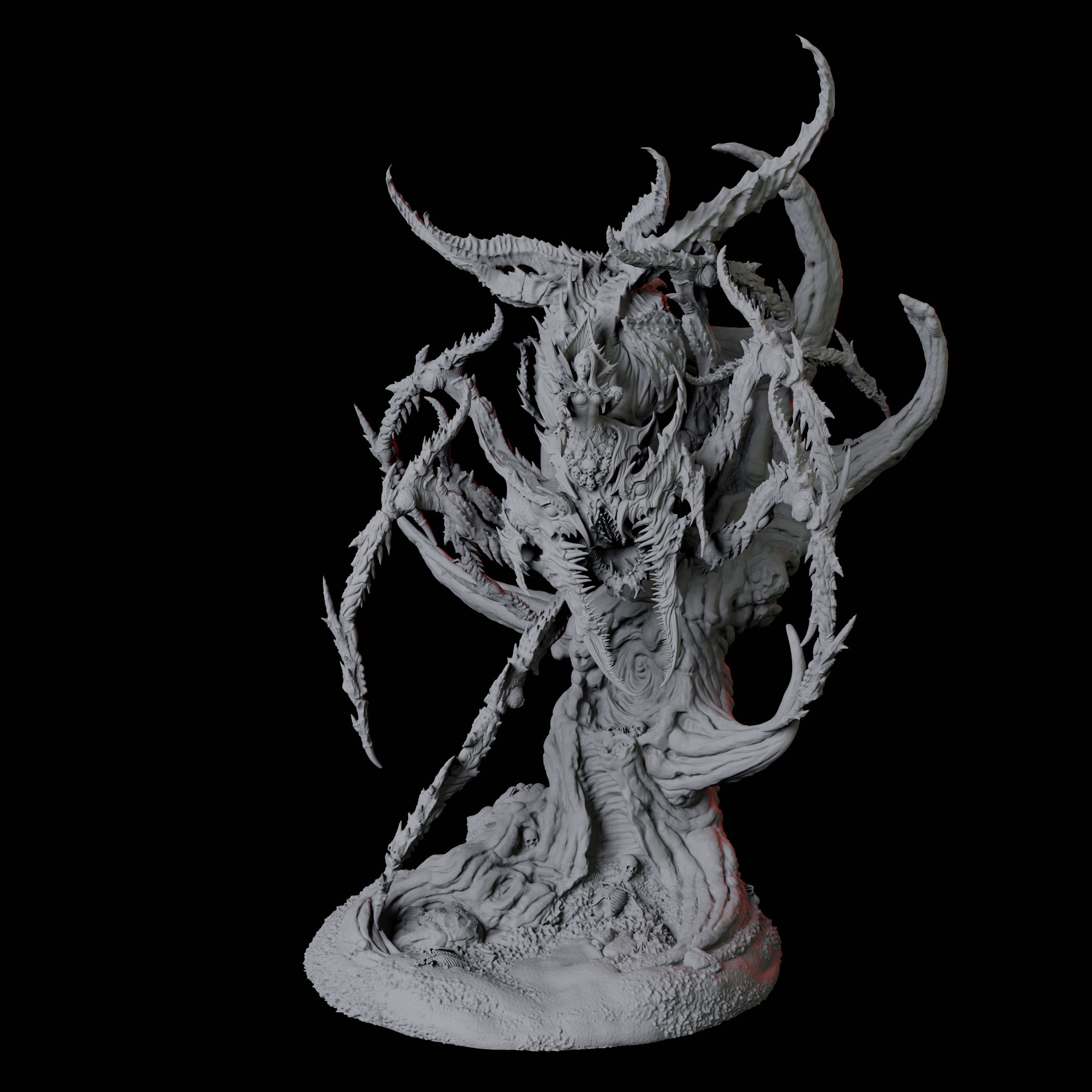 Mutated Lolth, Queen of Spiders Miniature for Dungeons and Dragons, Pathfinder or other TTRPGs