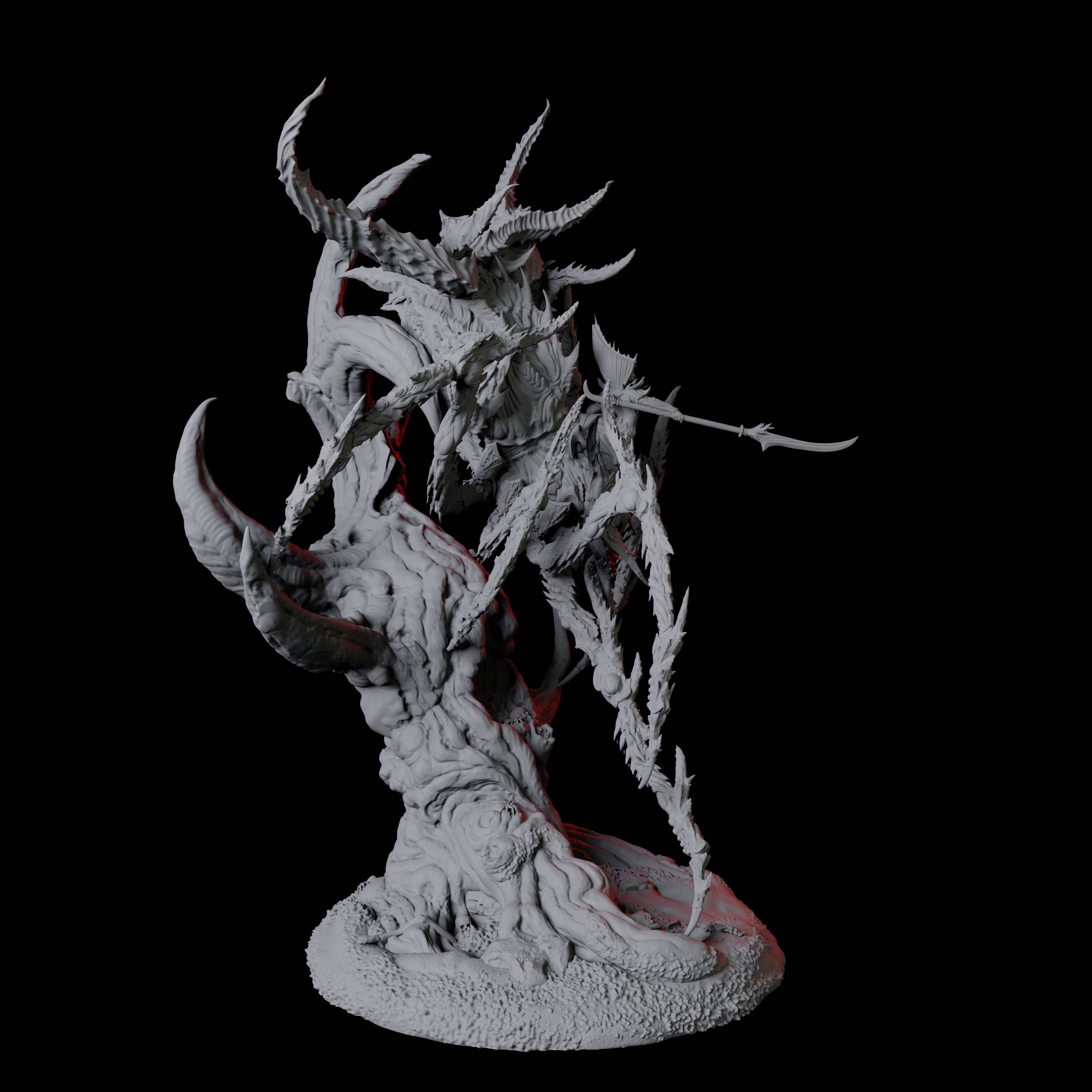 Mutated Lolth, Queen of Spiders Miniature for Dungeons and Dragons, Pathfinder or other TTRPGs