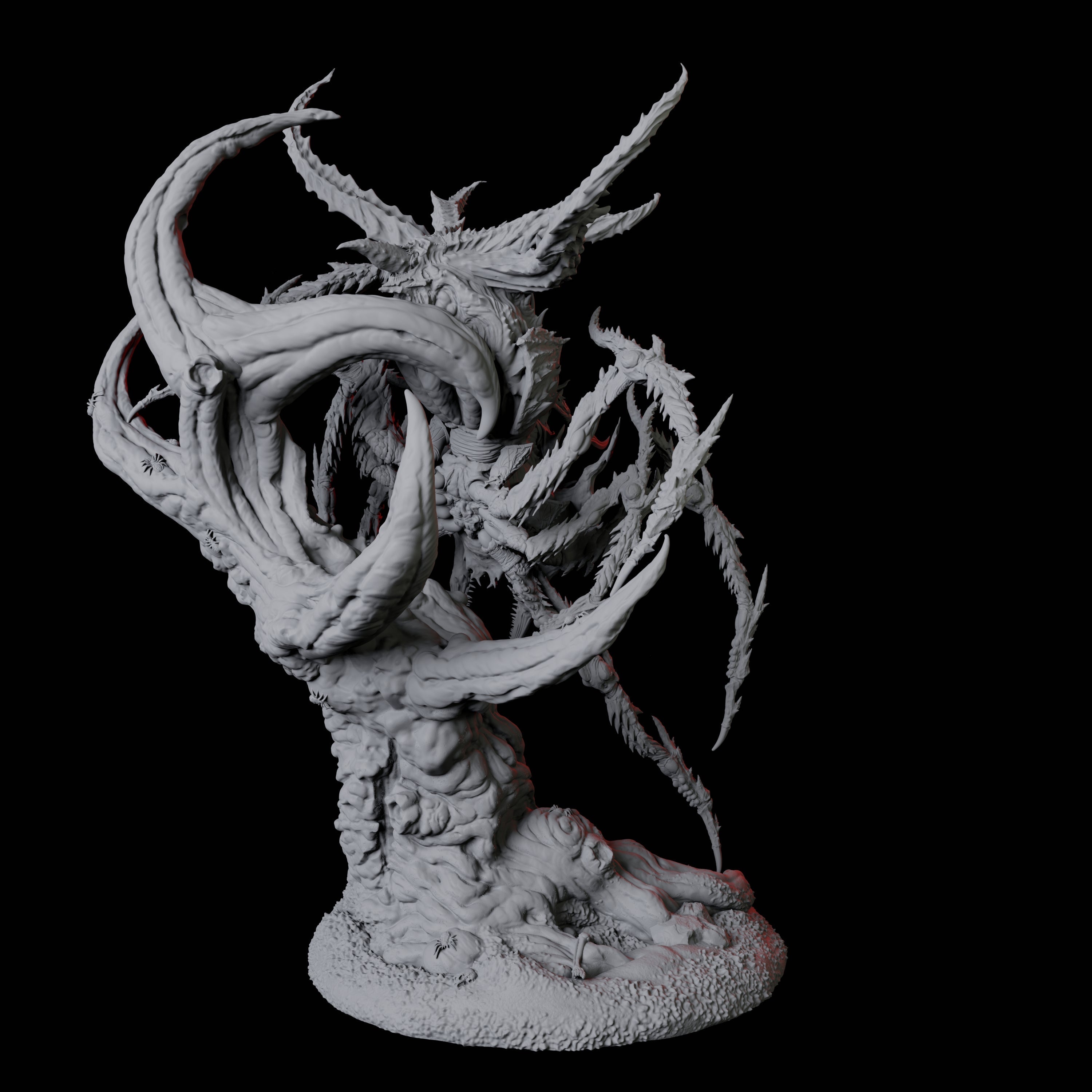 Mutated Lolth, Queen of Spiders Miniature for Dungeons and Dragons, Pathfinder or other TTRPGs