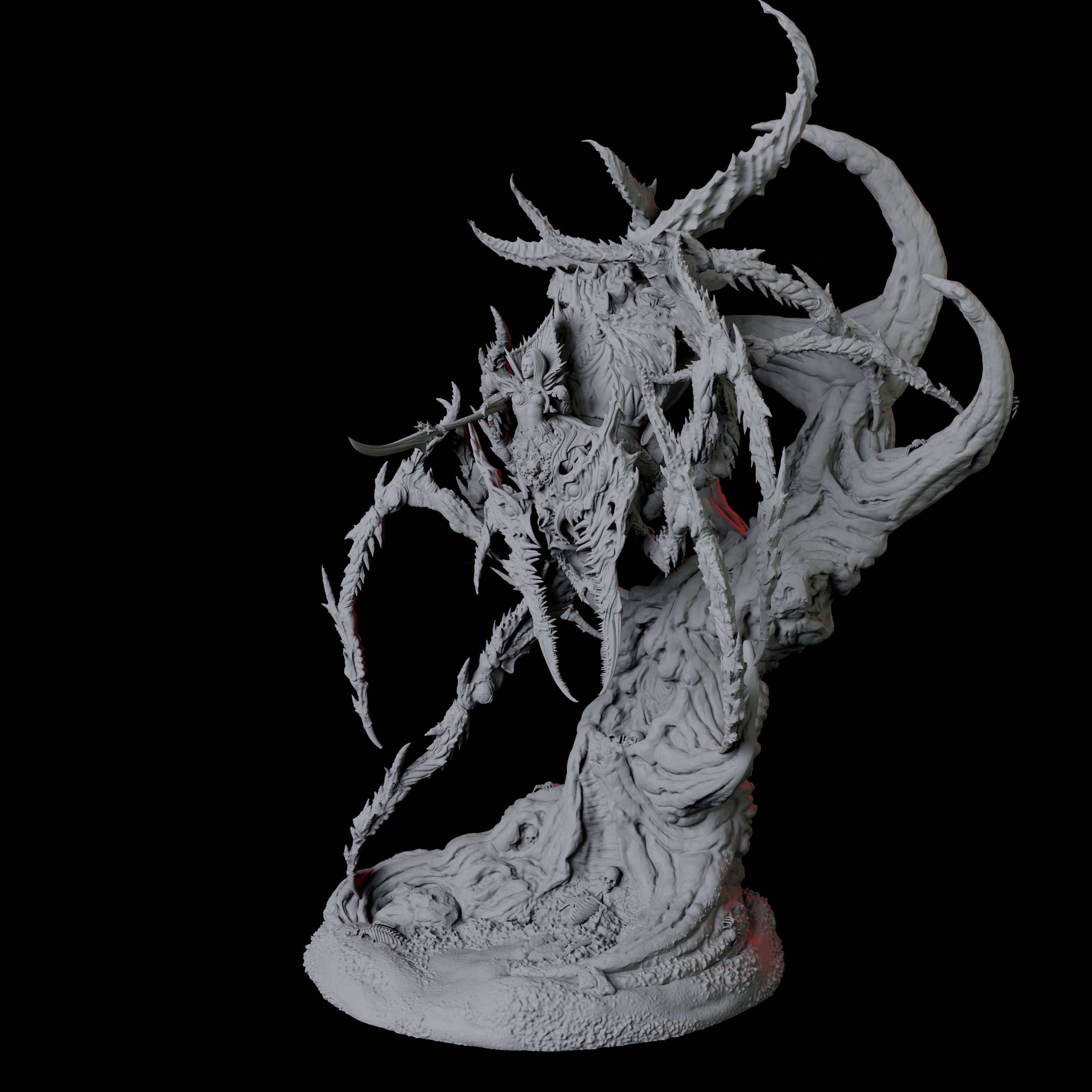 Mutated Lolth, Queen of Spiders Miniature for Dungeons and Dragons, Pathfinder or other TTRPGs