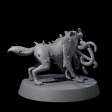 Mutated Tentacle Dog Miniature for Dungeons and Dragons, Pathfinder or other TTRPGs