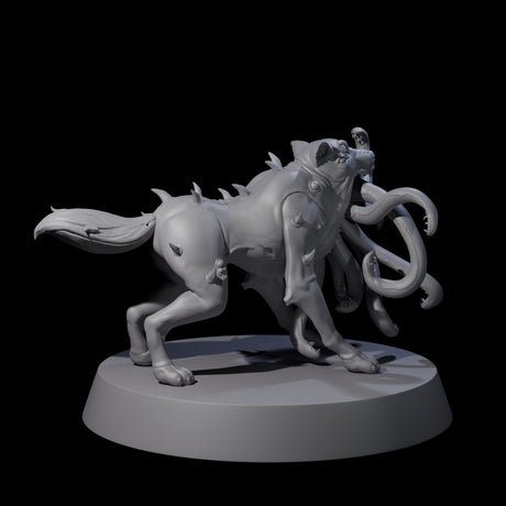 Mutated Tentacle Dog Miniature for Dungeons and Dragons, Pathfinder or other TTRPGs
