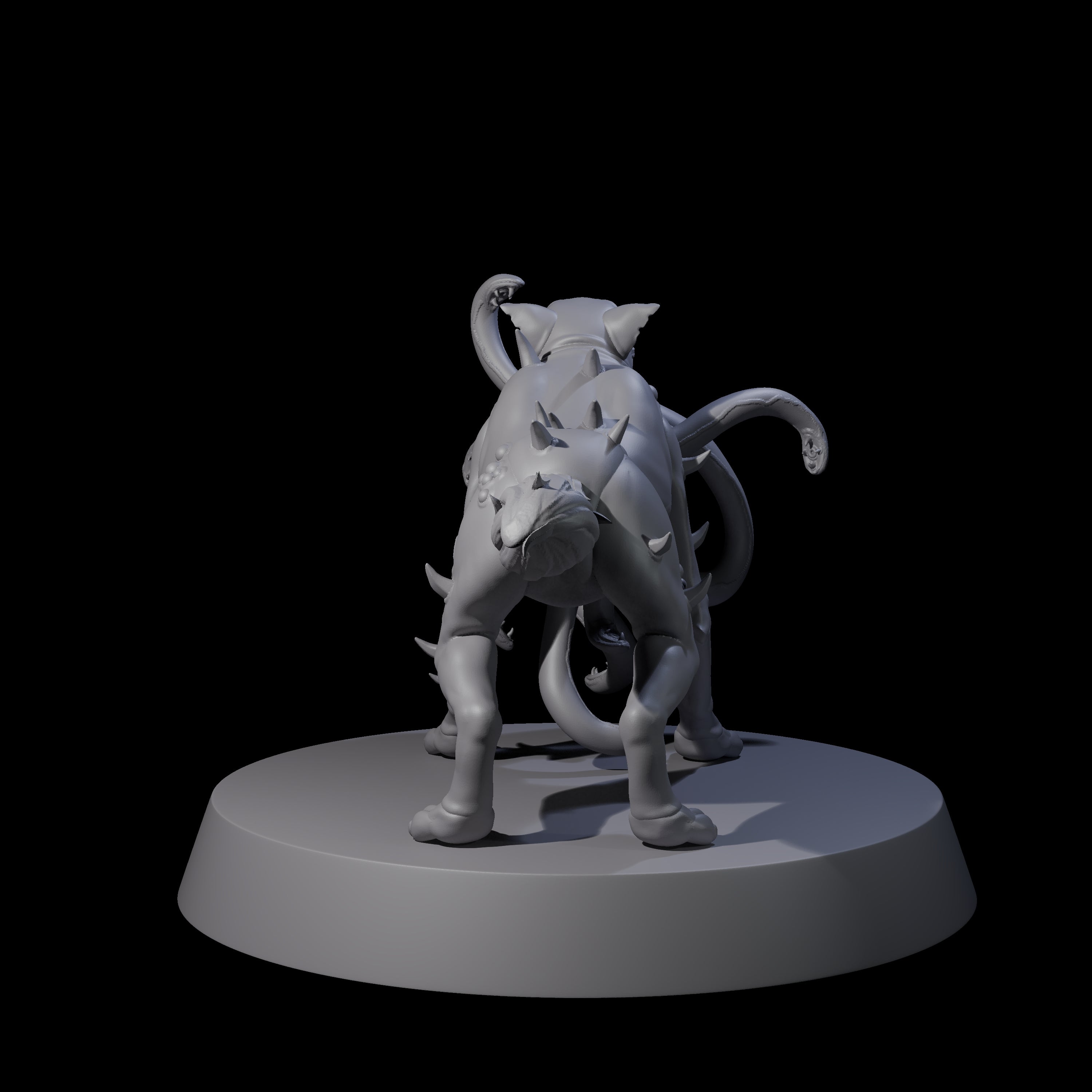 Mutated Tentacle Dog Miniature for Dungeons and Dragons, Pathfinder or other TTRPGs