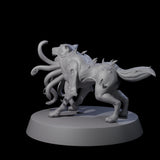 Mutated Tentacle Dog Miniature for Dungeons and Dragons, Pathfinder or other TTRPGs
